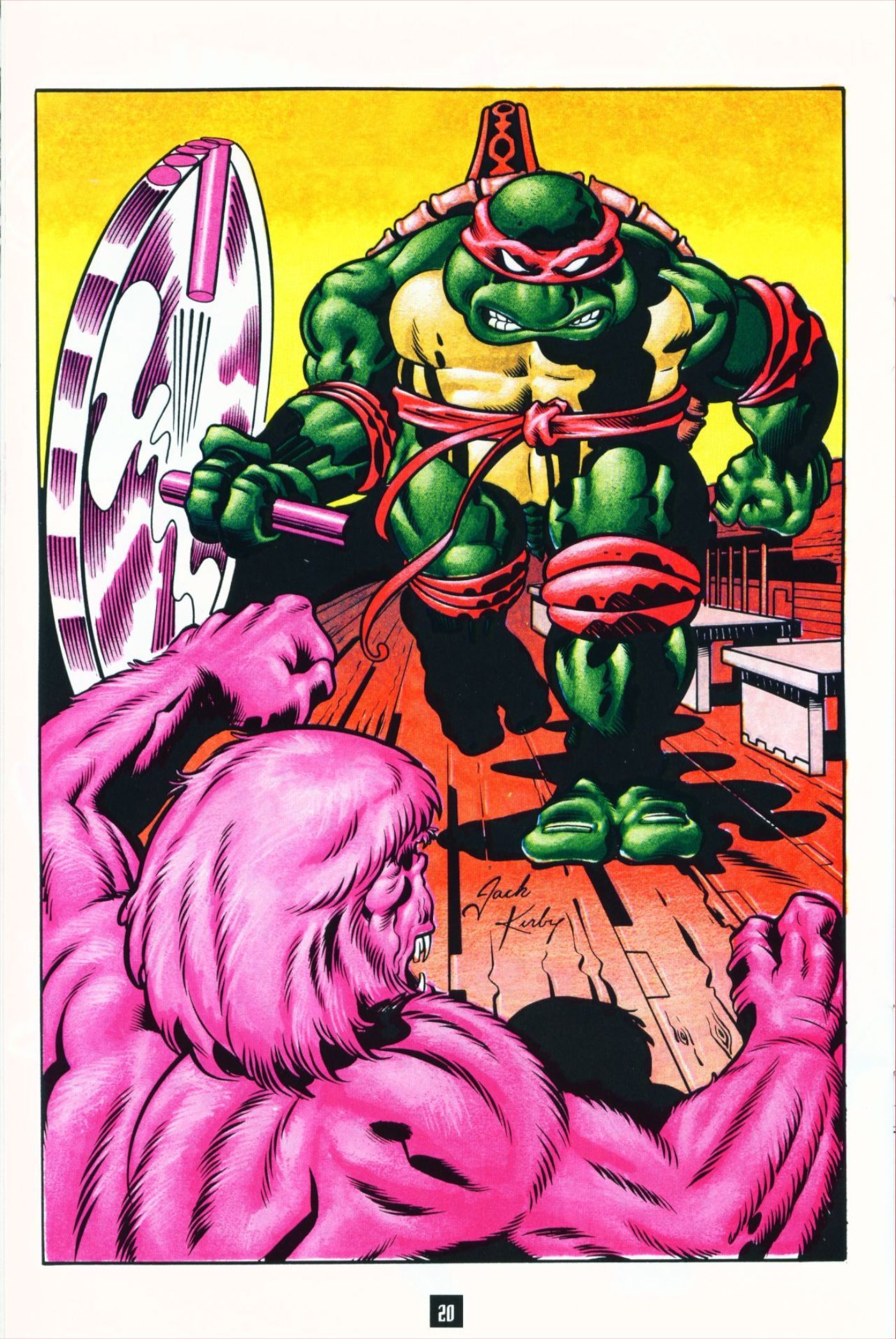 TMNT by Jack Kirby and Mike Thibodeaux