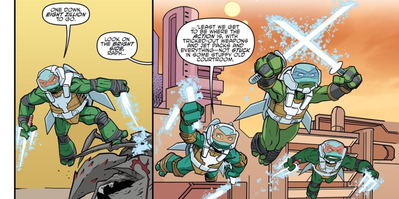 TMNT Sci-Fi weapons upgrades.
