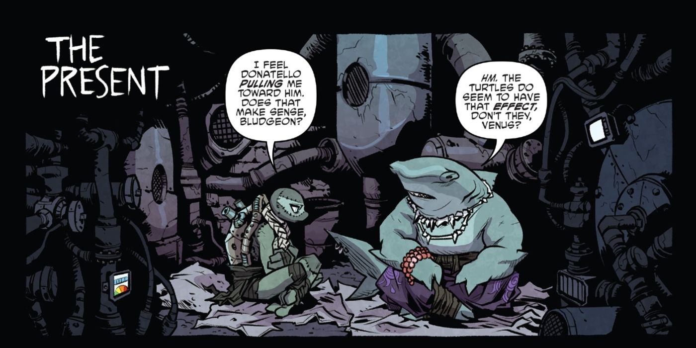 TMNT: Venus and Bludgeon discuss the Turtles' powers.