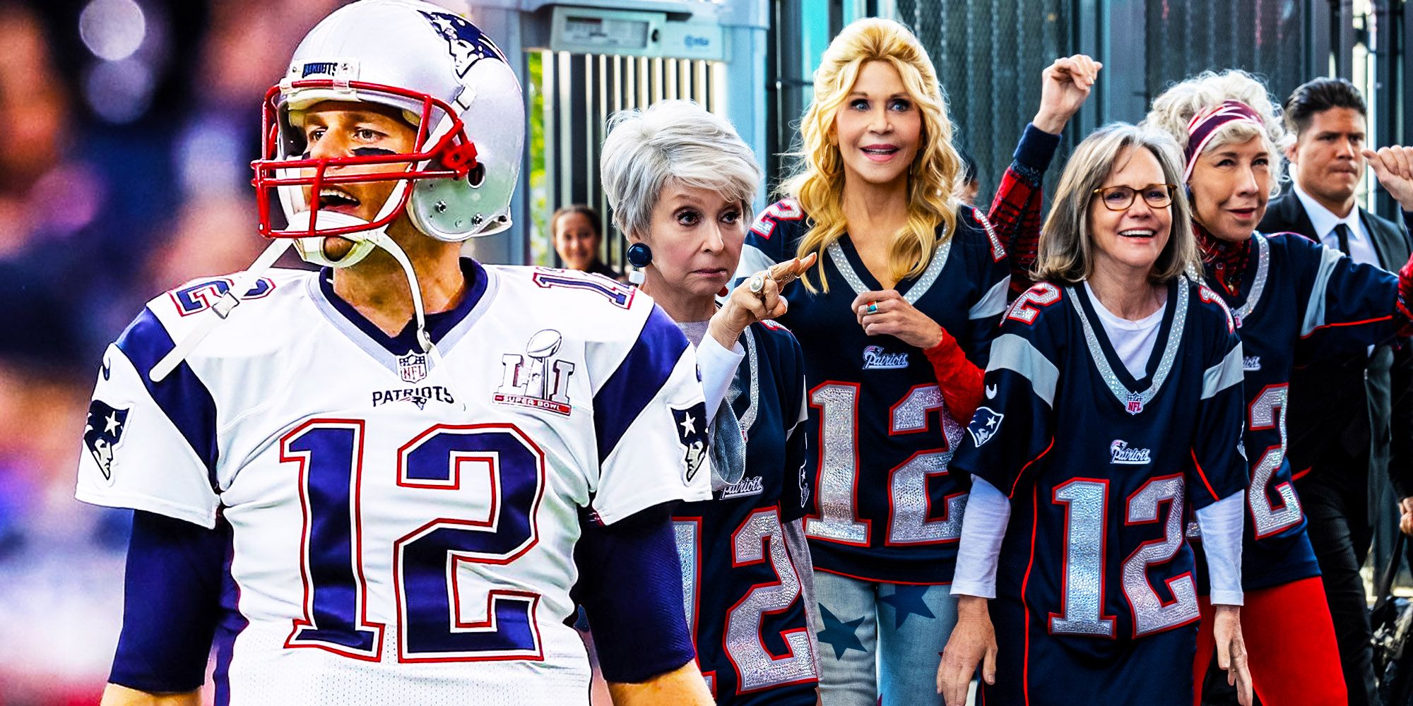 Tom Brady Jokes About Dating Sally Field After '80 for Brady'