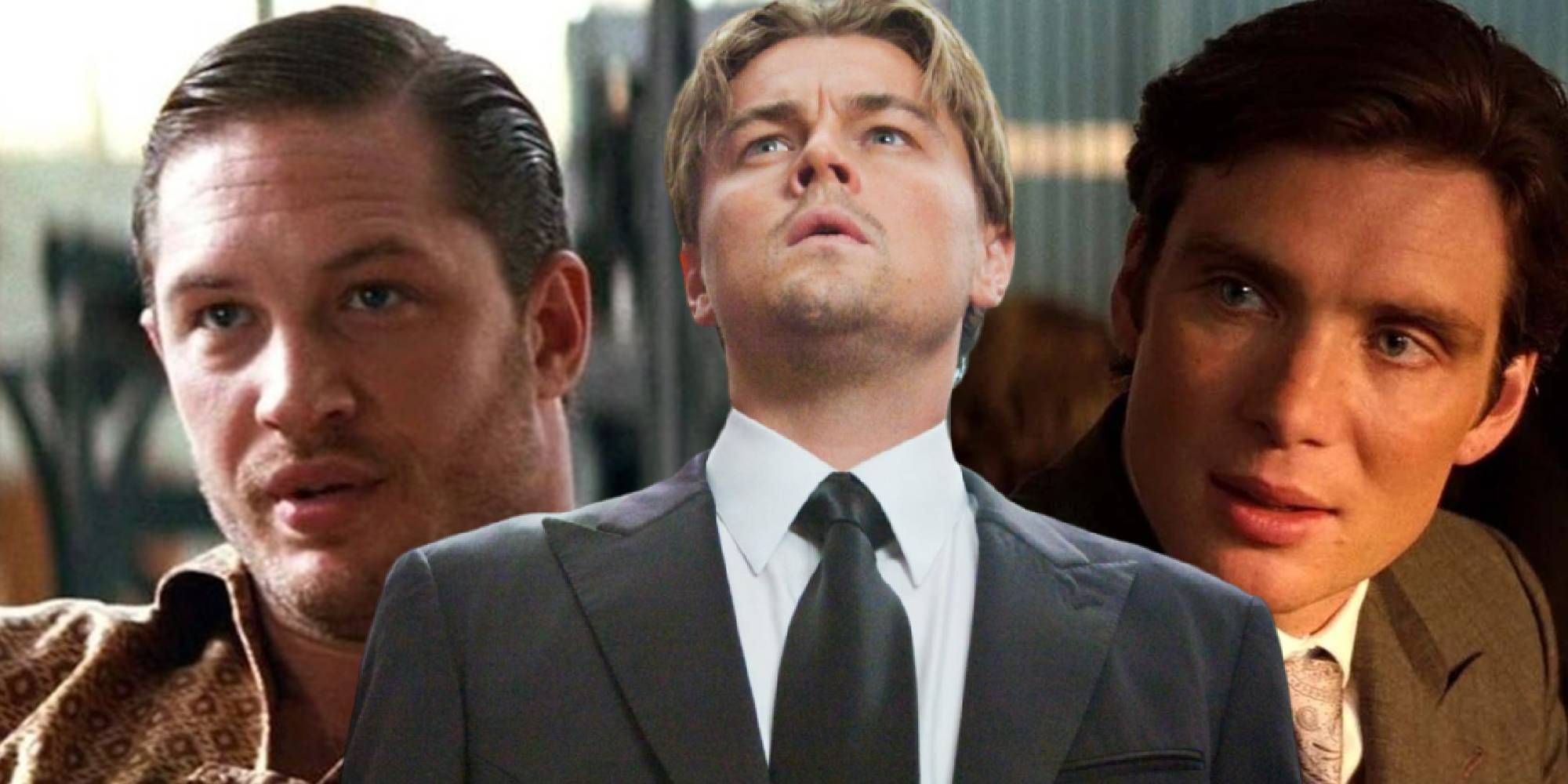 An image of Tom Hardy, Leonardo DiCaprio and Cillian Murphy in Inception