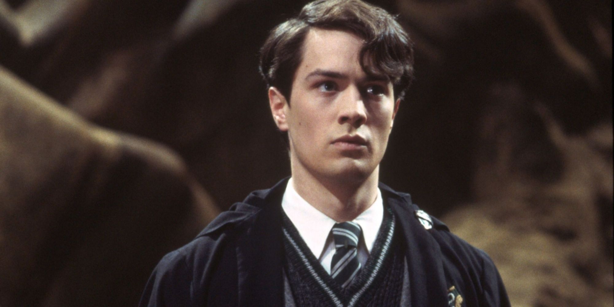 Tom Riddle looking angry in Harry Potter and the Chamber of Secrets (1)