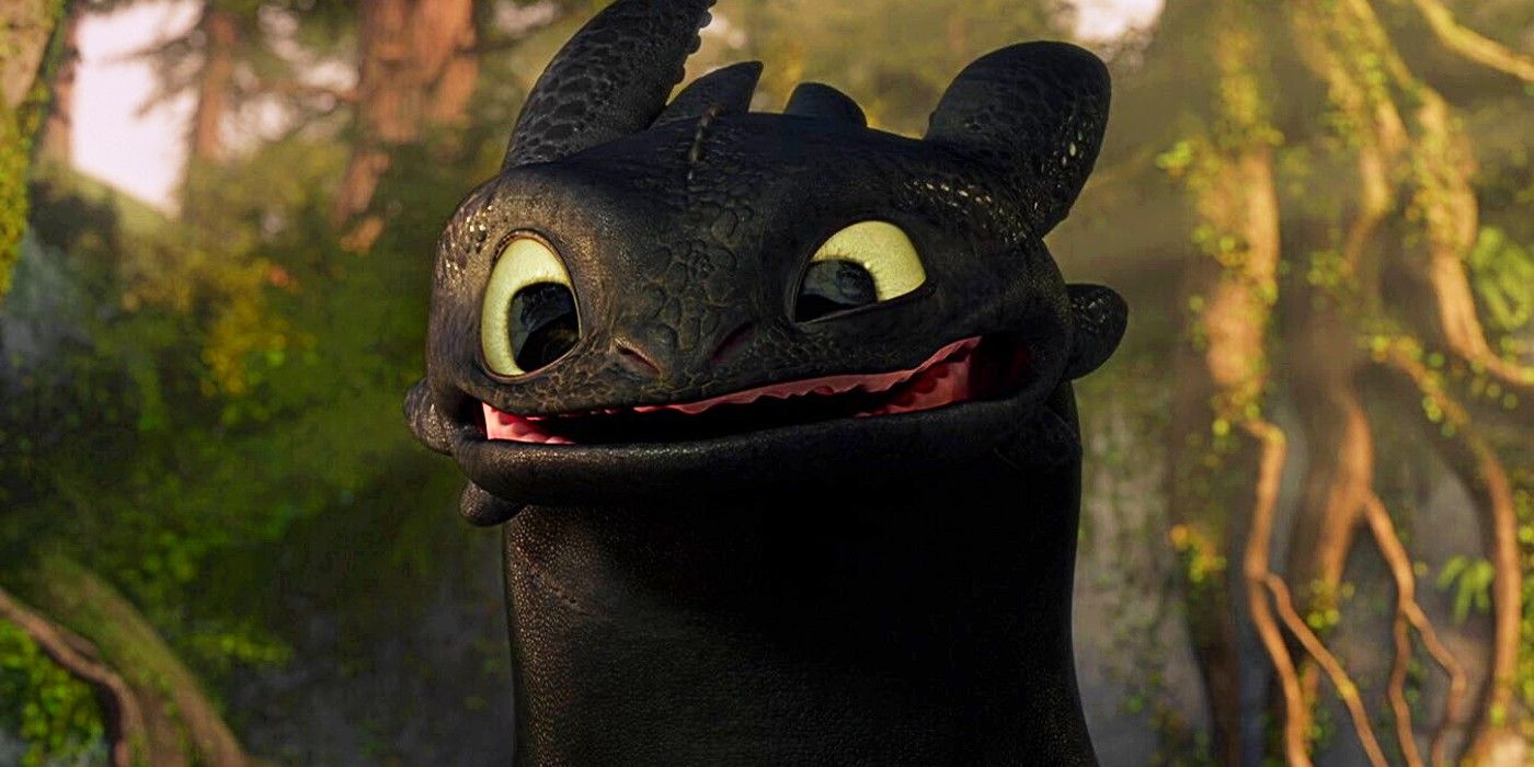 Toothless looking silly in How to Train Your Dragon