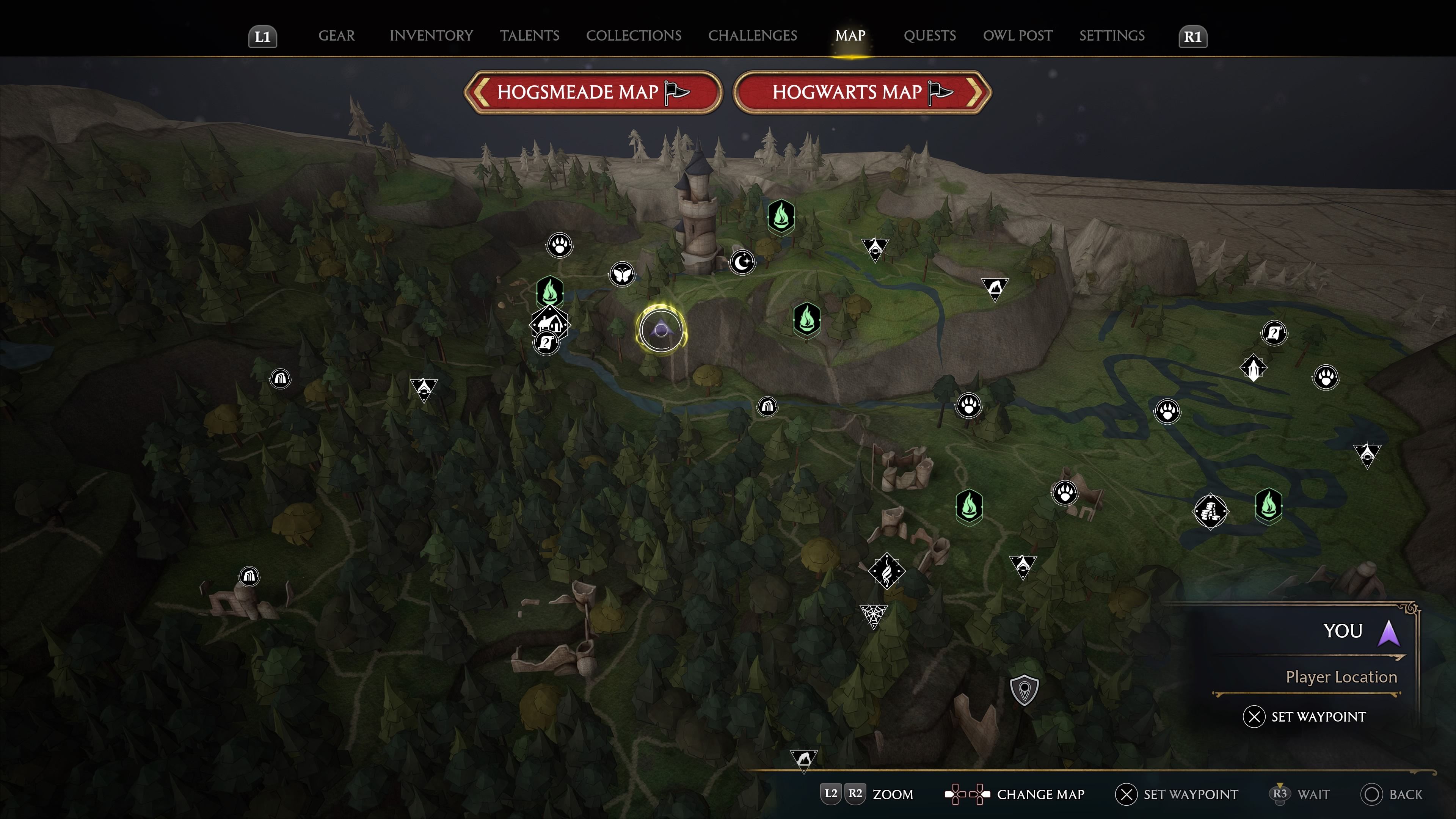 Hogwarts Legacy Treasure Vault #2 Map
