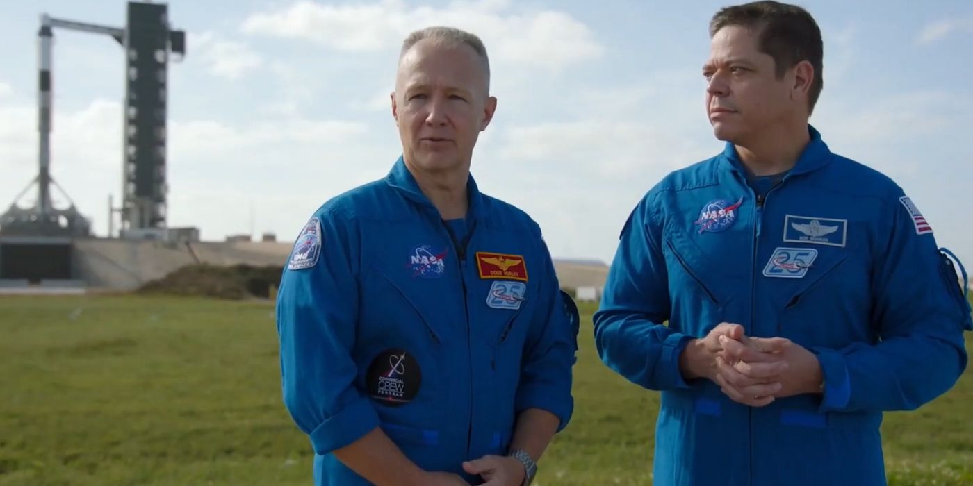 Deux astronautes dans Return To Space sur Netflix.