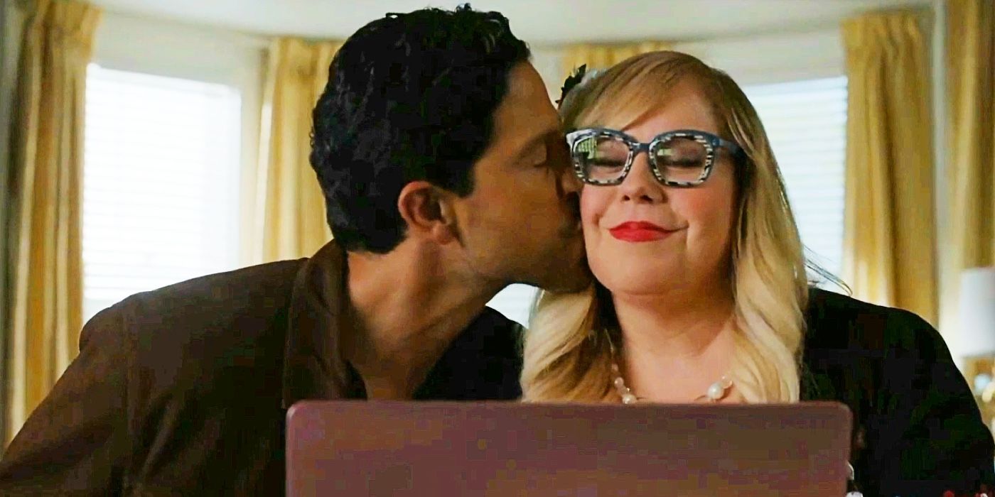 Luke Alvez kisses Penelope Garcia in Criminal Minds: Evolution