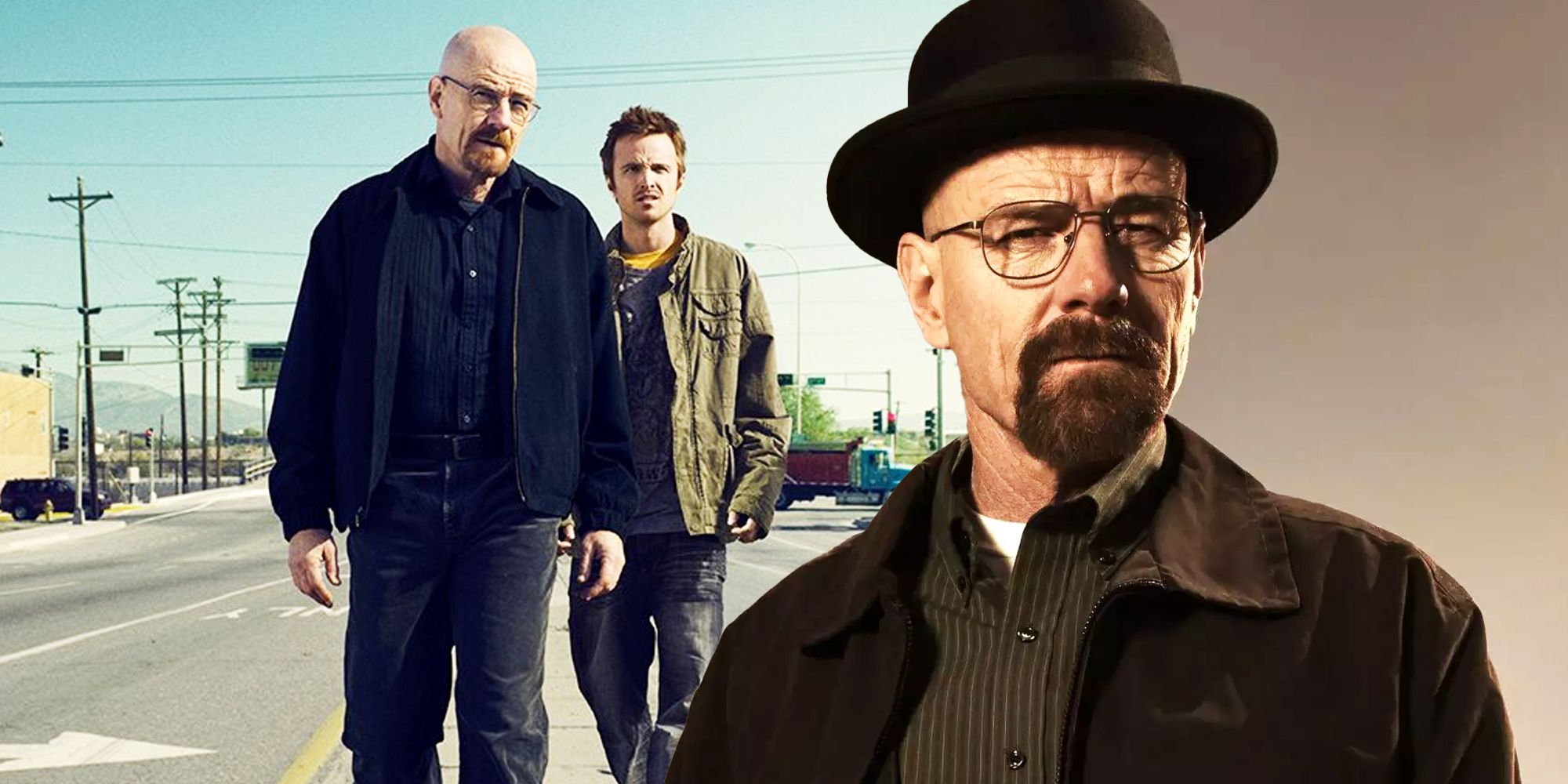 Walter White and Jesse in Albuquerque, New Mexico, in Breaking Bad