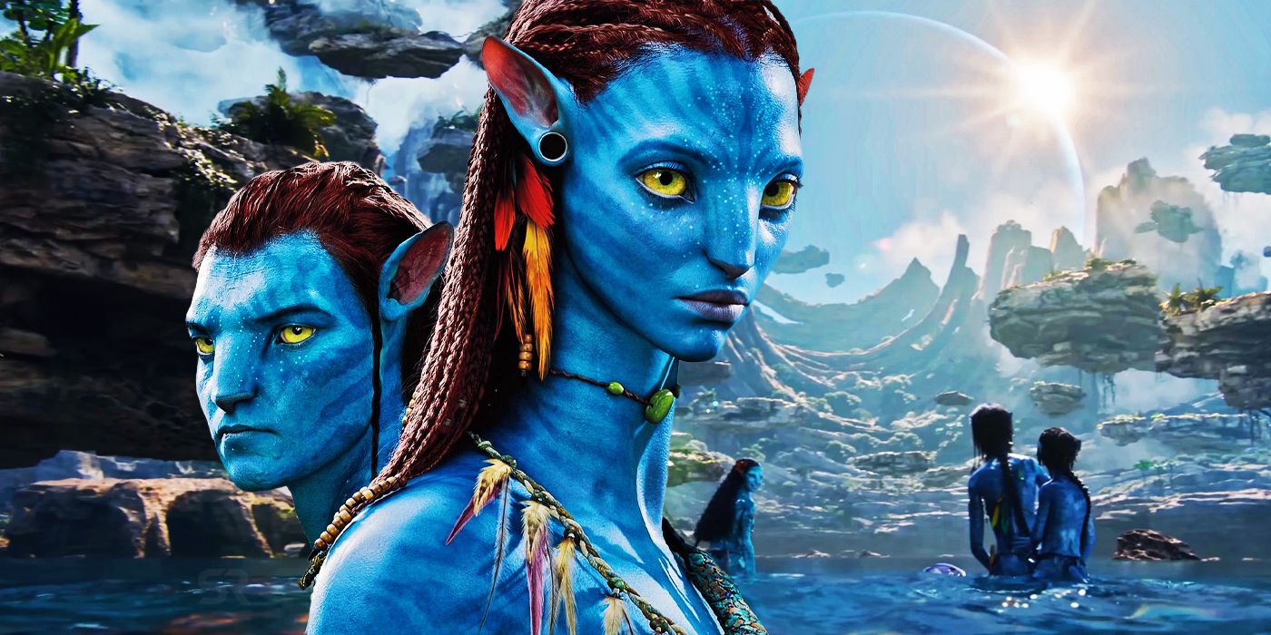Avatar: El camino del montaje fotográfico del agua.
