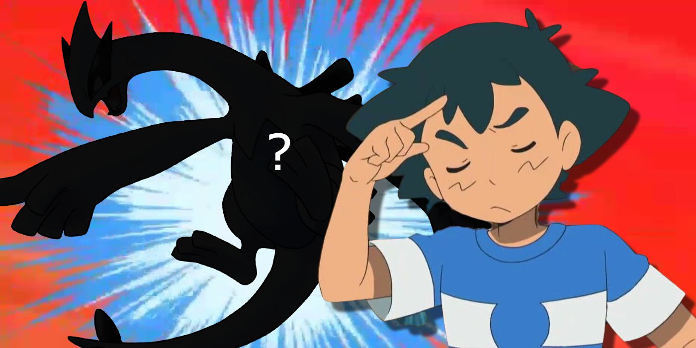 Ash tries to guess the identity of the Pokémon Lugia.