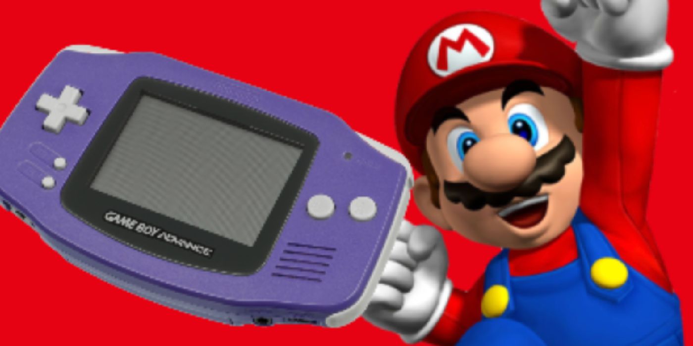 Imagem de Mario e Game Boy Advance