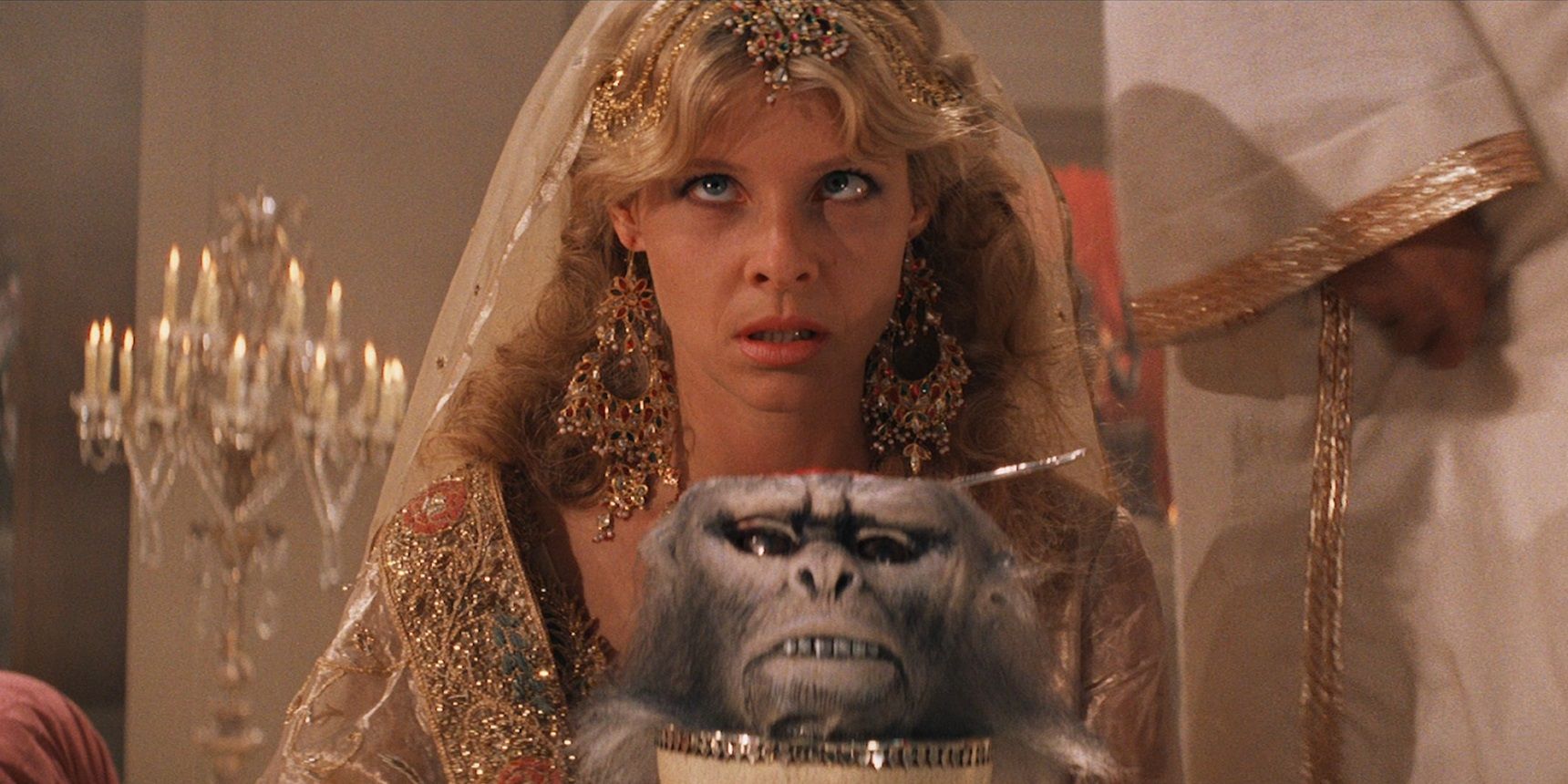 Willie is served monkey brains in Indiana Jones and the Temple of Doom