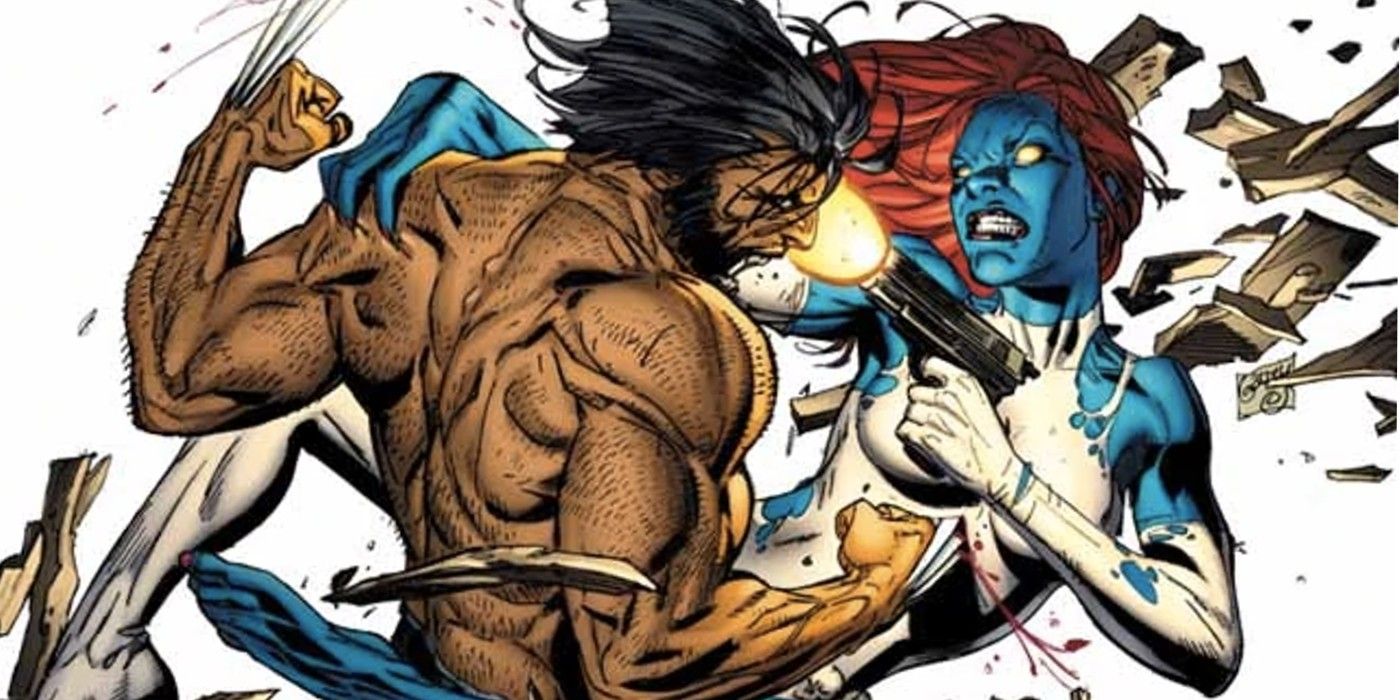 Wolverine and Mystique