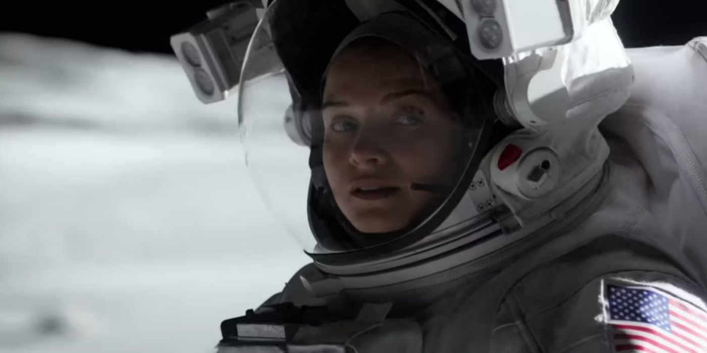 A female astronaut on the moon in For All Mankind.