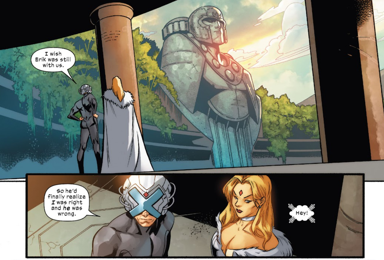 xavier diz que magneto estava errado em imoral x-men