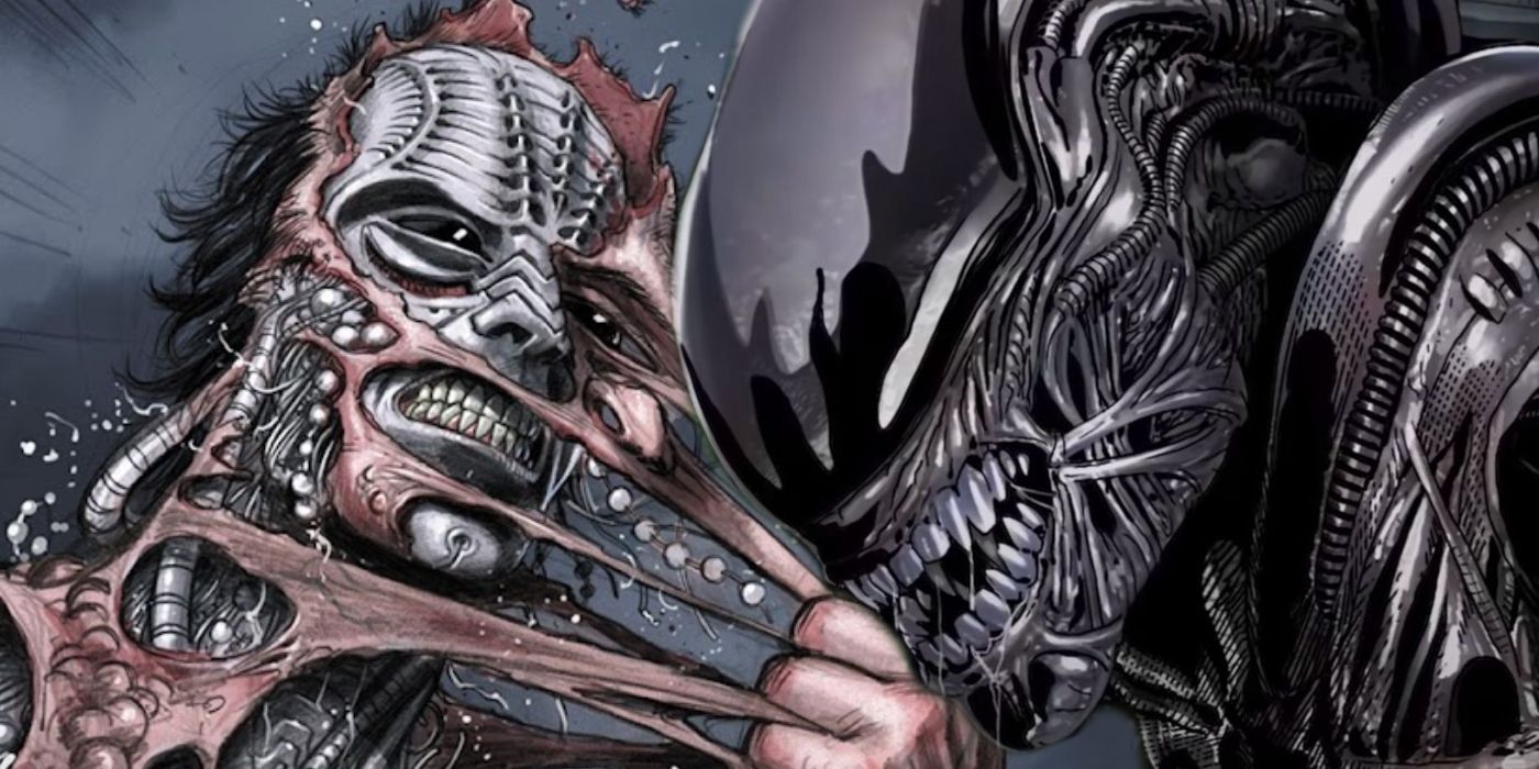 Xenomorph and a mutated synthetic in Alien. 