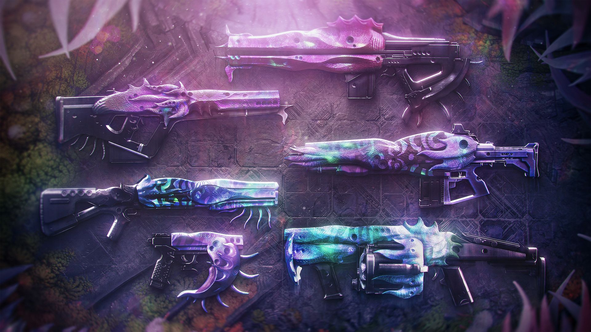 Una imagen de las armas de incursión Root of Nightmares de Destiny 2.