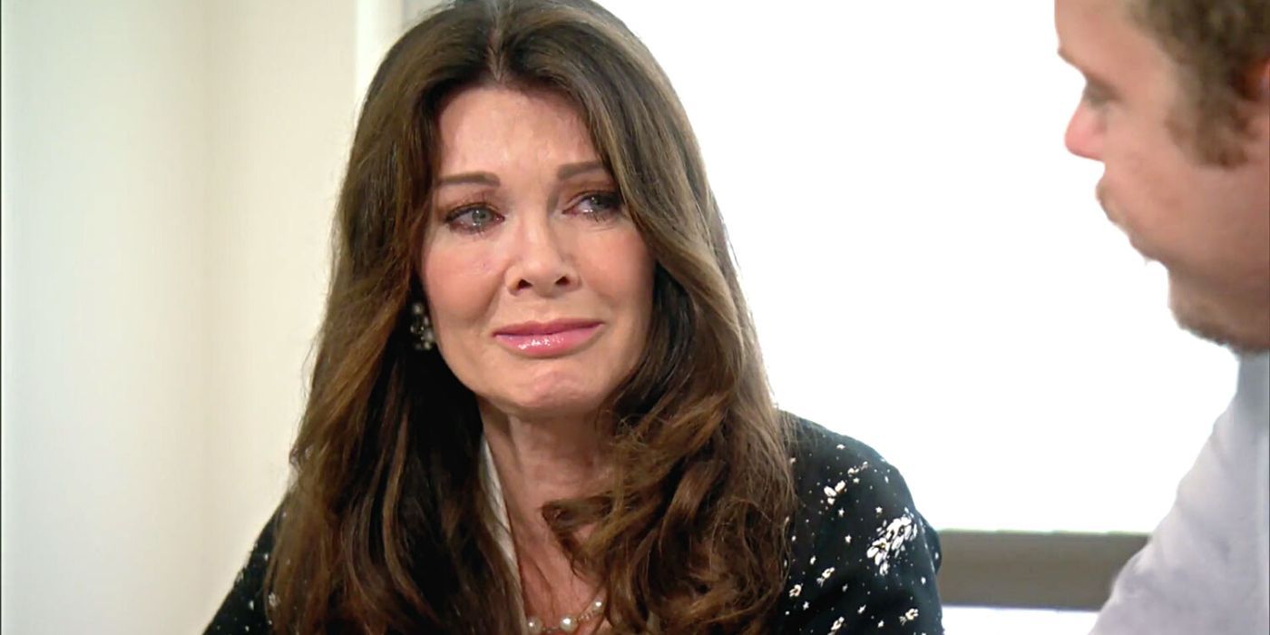 Lisa Vanderpump crying on RHOBH