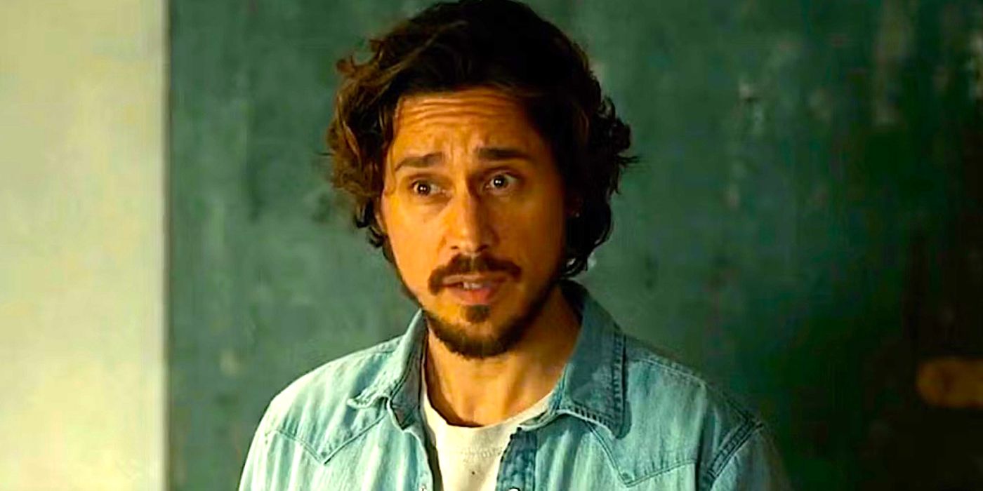 Adam (Peter Gadiot) looks confused in Season 1, Episode 9 of Yellowjackets