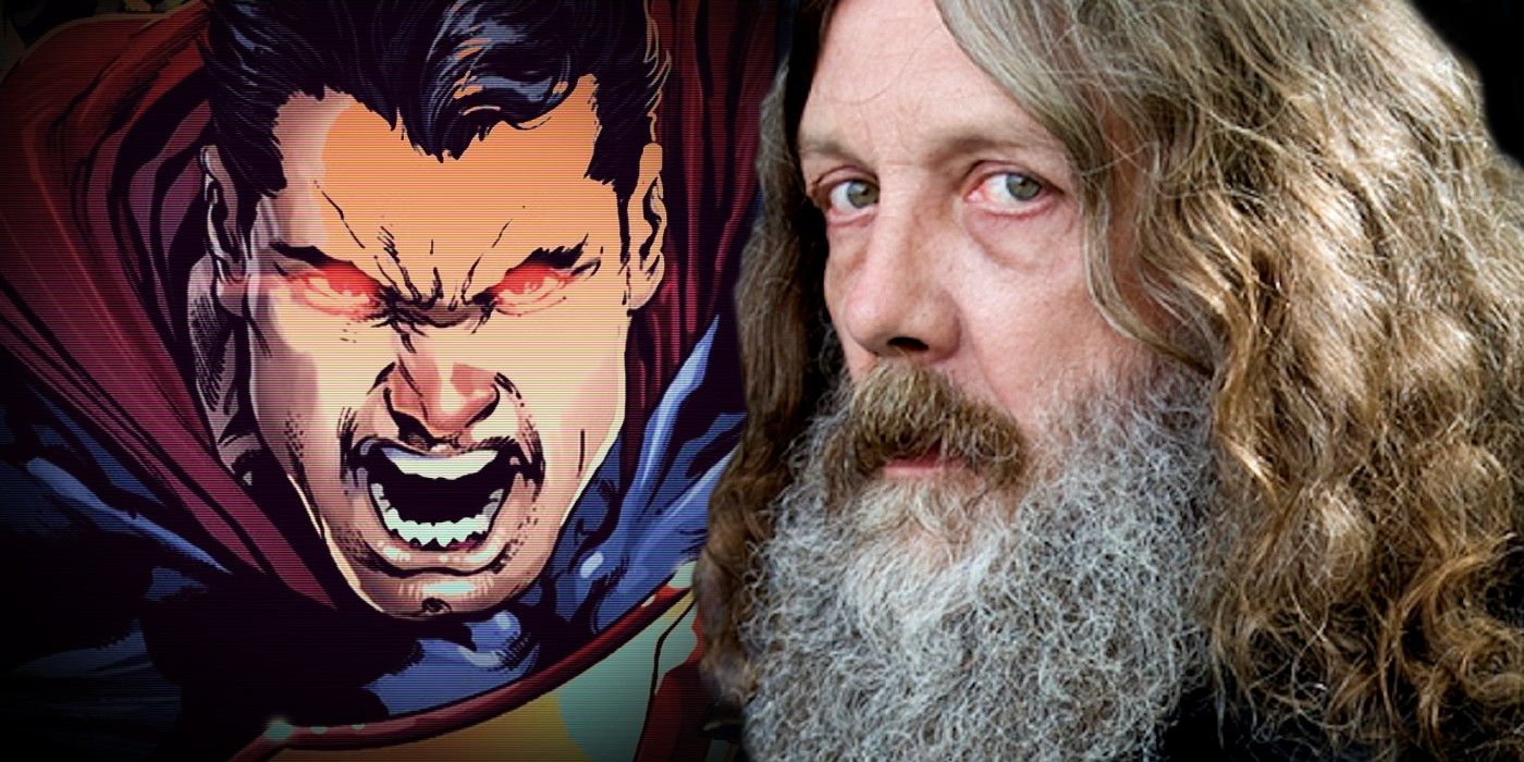alan moore with evil superman