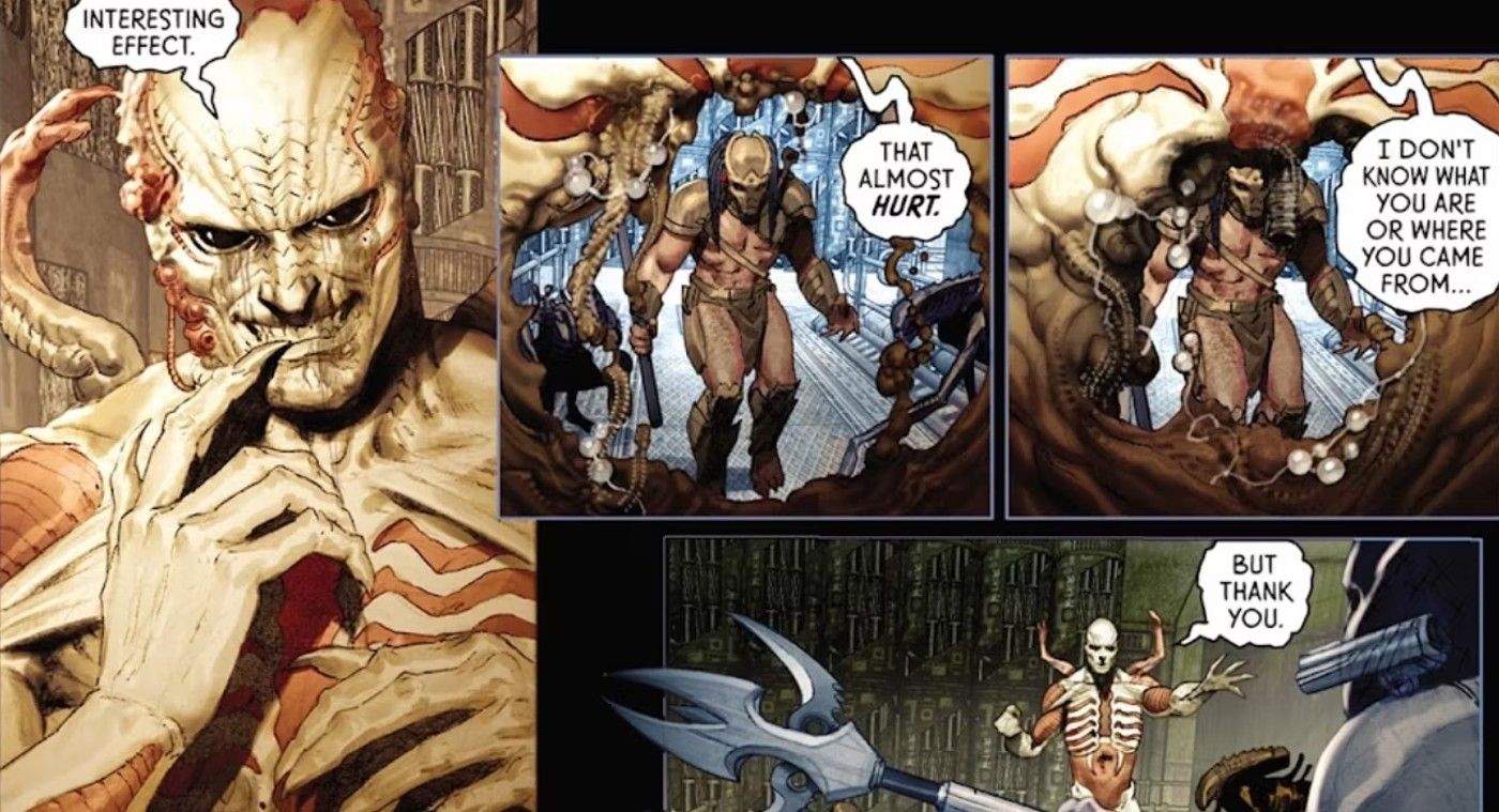alien xenomorph hybrid heals from predator