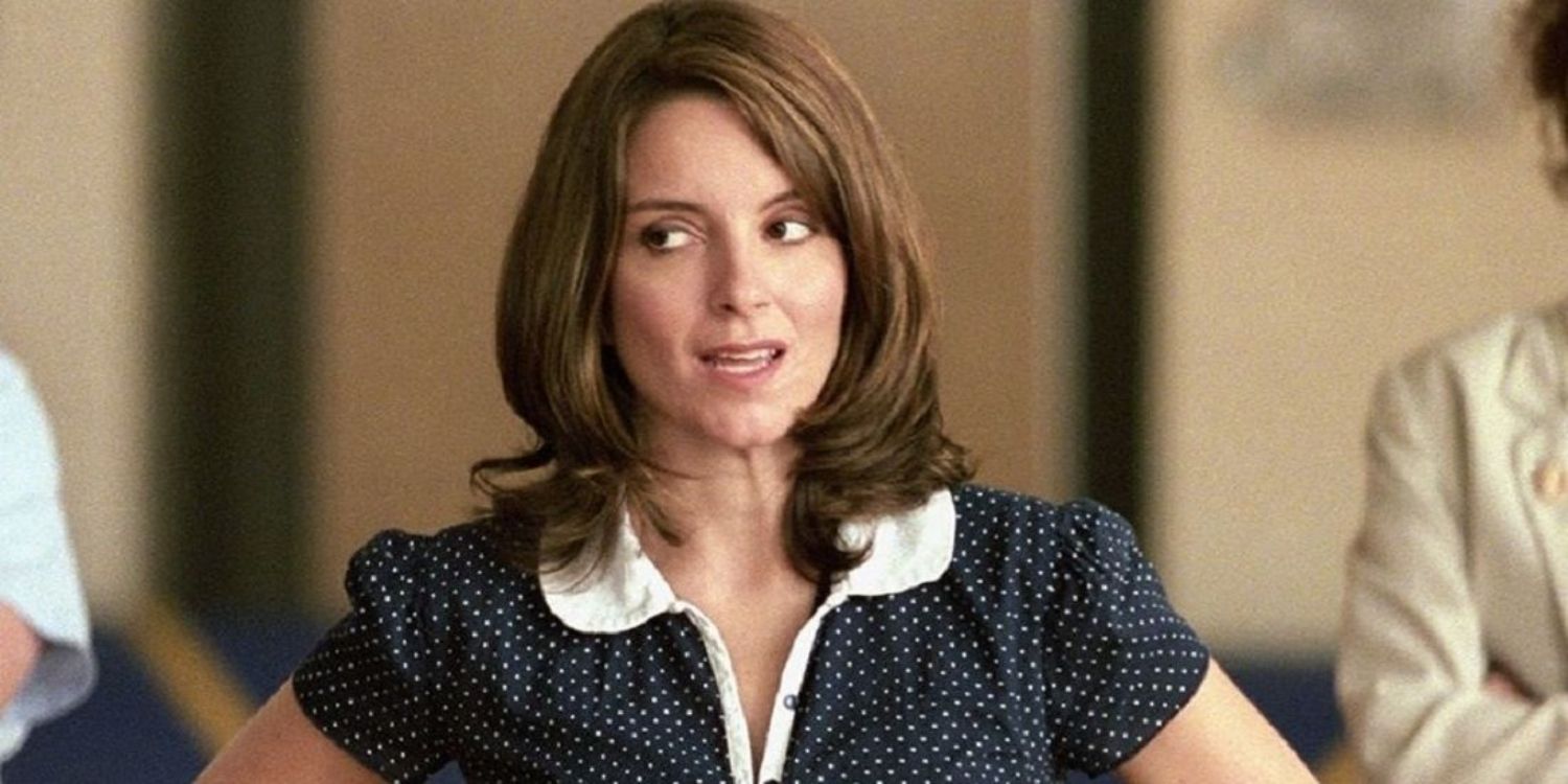 An image of Tina Fey looking skeptical in Mean Girls
