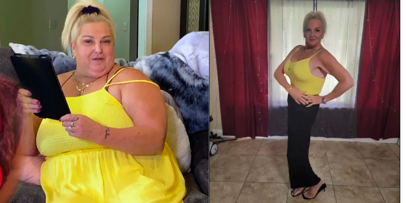 Ángela Considere antes y después de la pérdida de peso en 90 Day Fiance