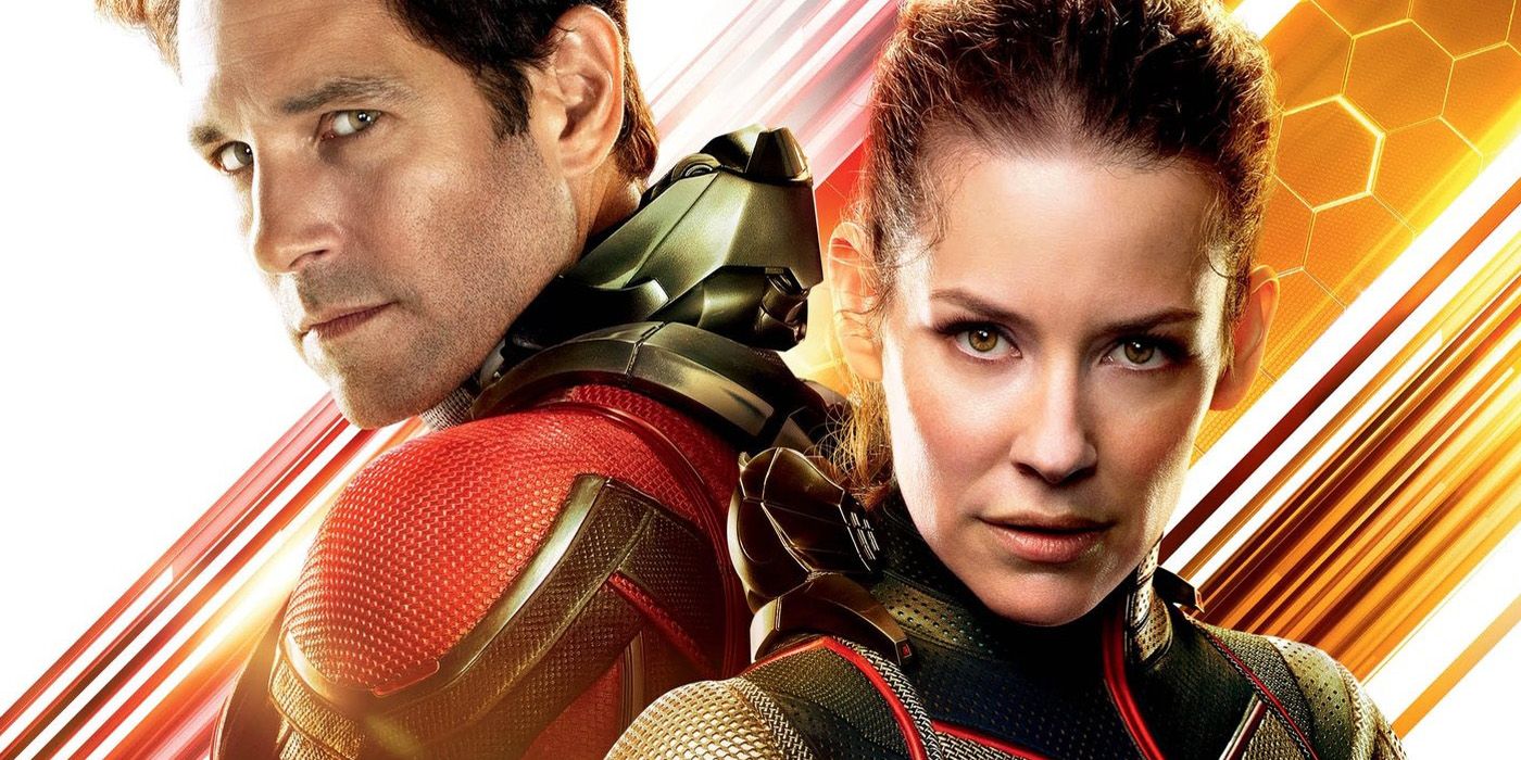 Ant-Man and the Wasp played by Paul Rudd and Evangeline Lilly in the MCU
