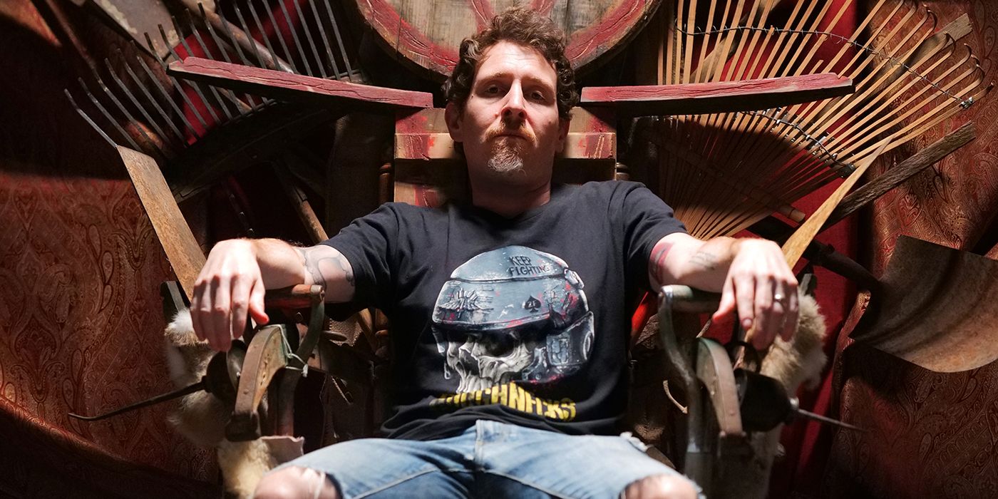 Anthony DiBlasi on Malum set