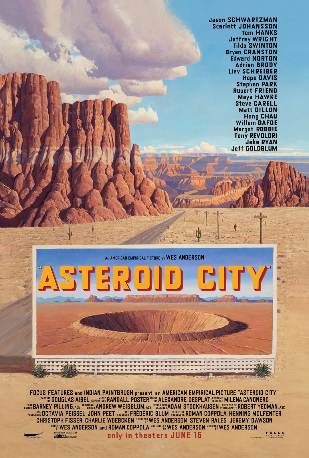 Ville d'astéroïdes Poster
