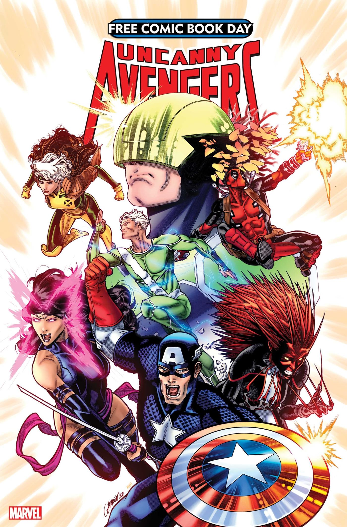 avengers x-men free comic book day 2023 cover