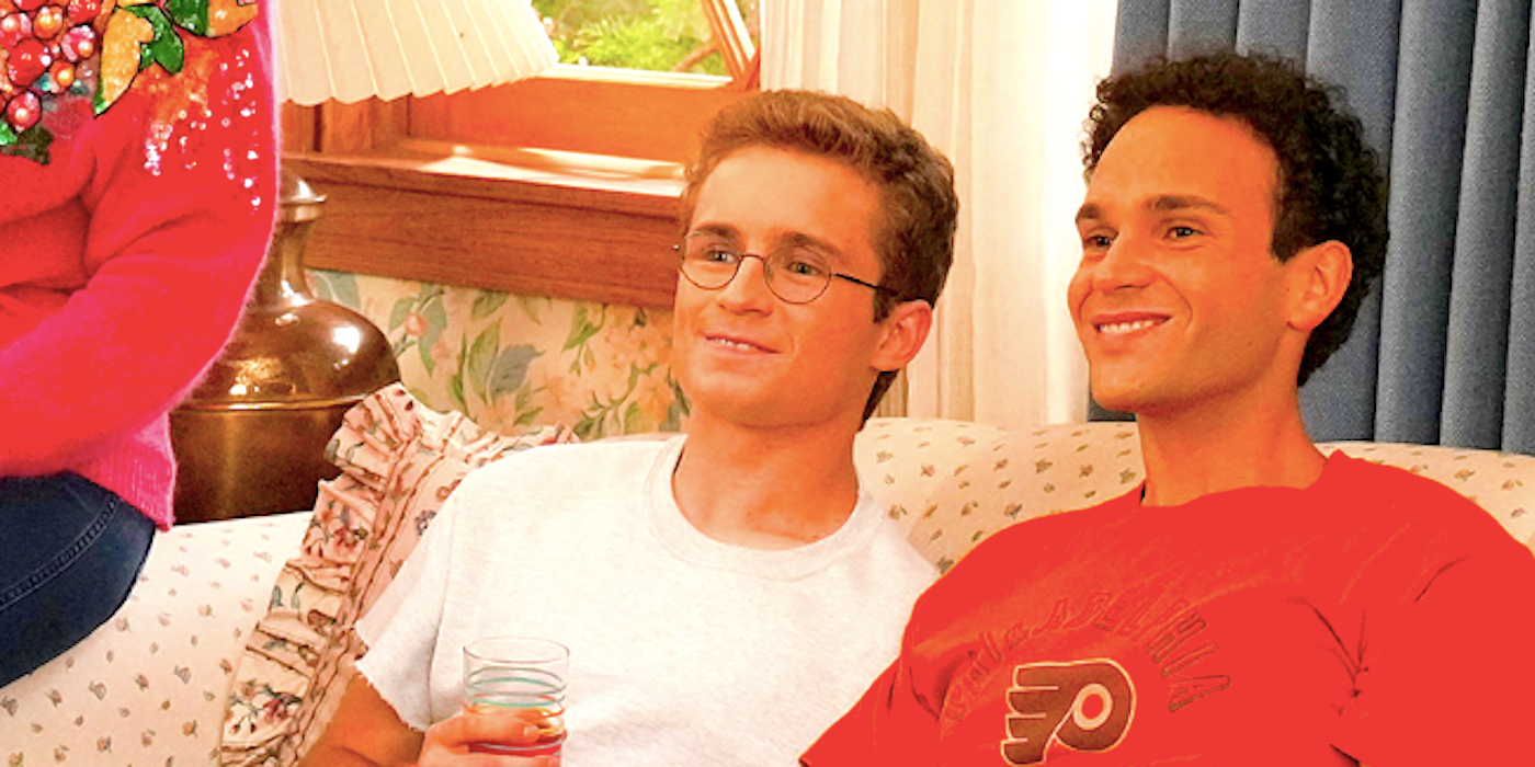 Barry and Adam watching TV in The Goldbergs season 9