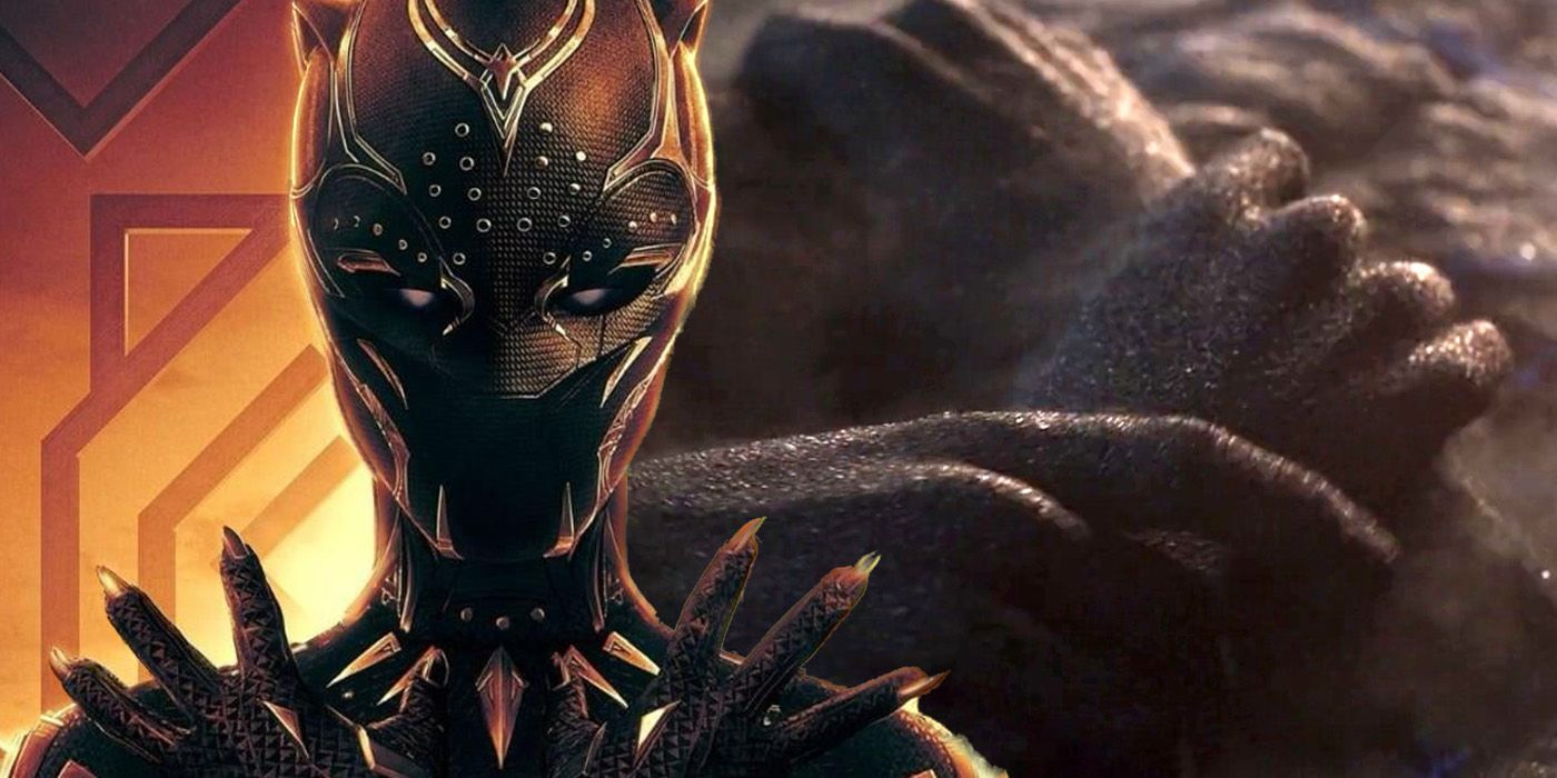 black panther in the mcu with the five tribes of wakanda