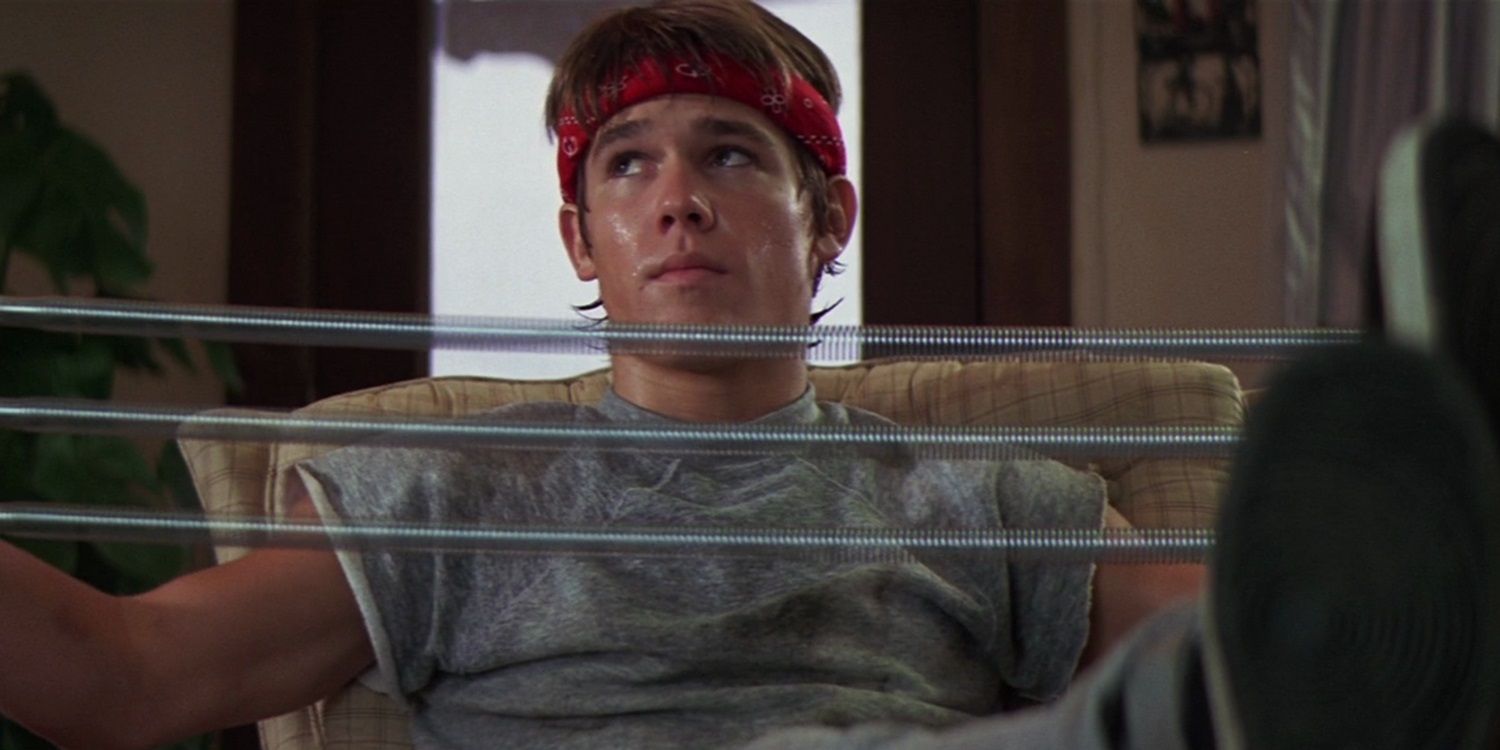 Brand working out in The Goonies