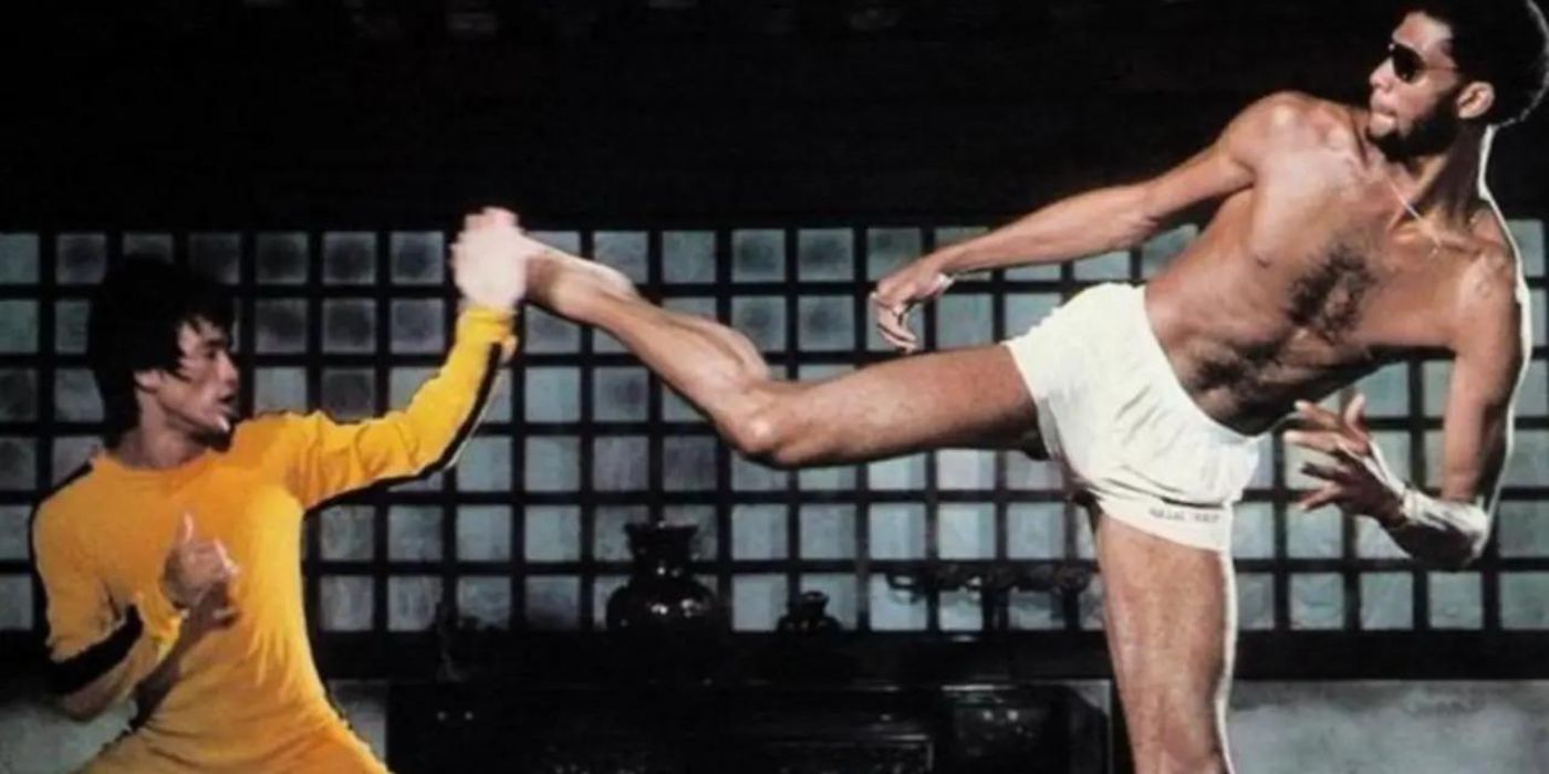 Bruce Lee vs Kareem Abdul Jabar en Juego de la muerte