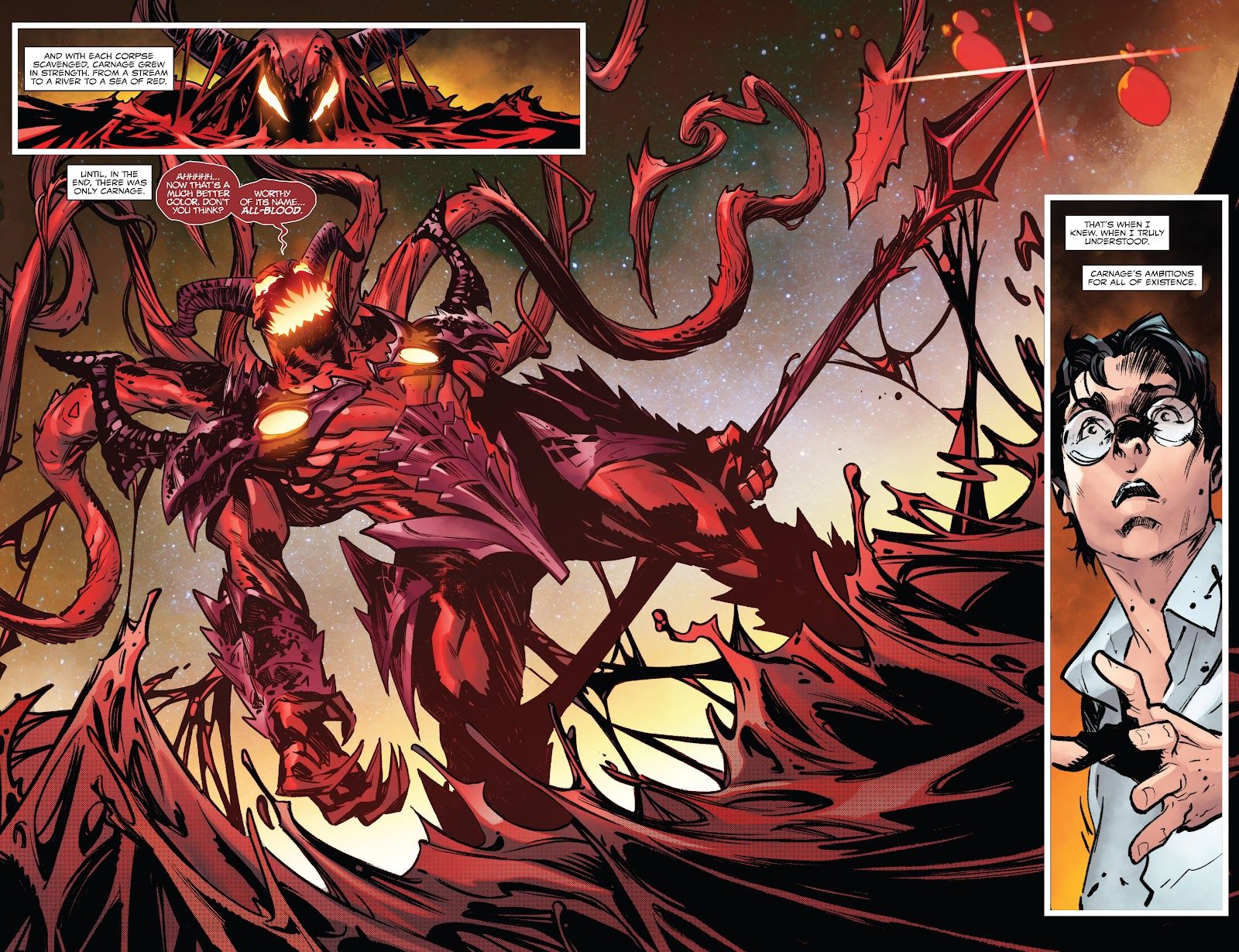 Carnage Red Venom, deadly venom, deadly weapon, destruction, let
