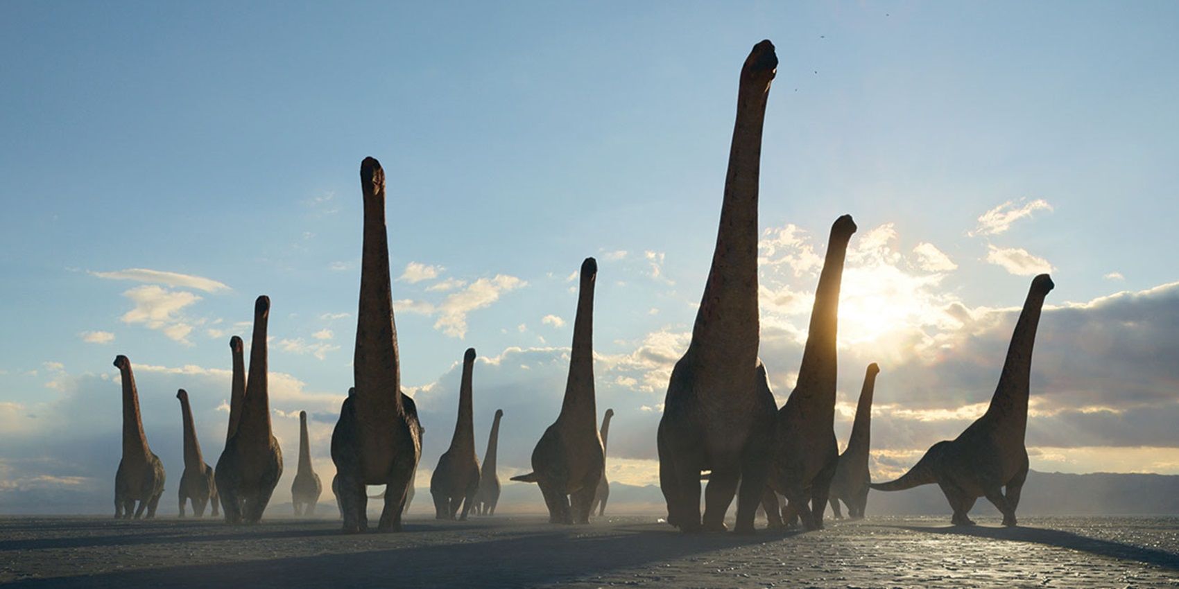 CG dinosaurs in Prehistoric Planet