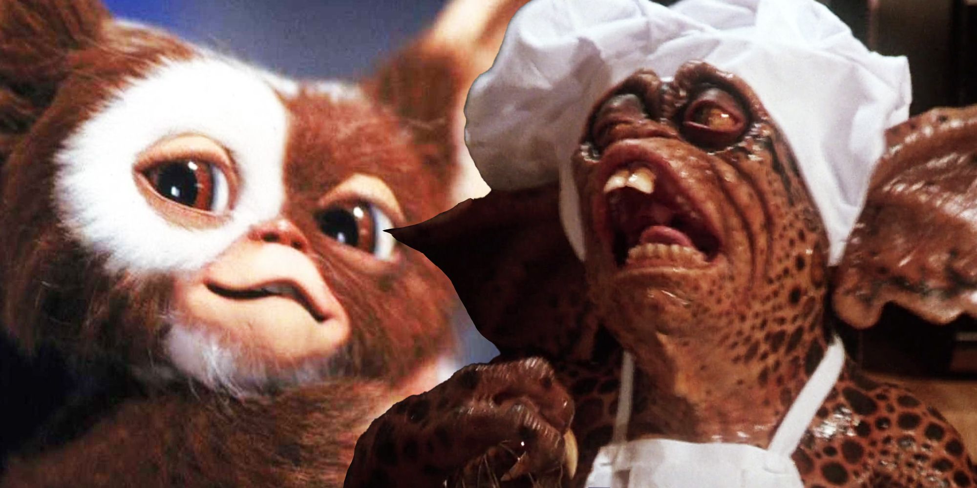 Chef Gremlin from Gremlins 2 and Gizmo