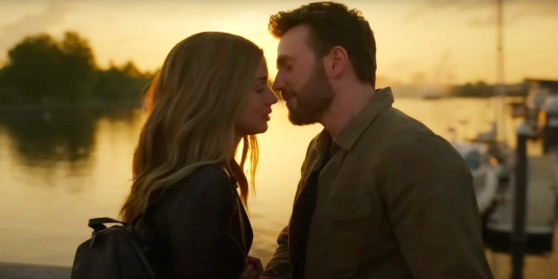 Ghosted stars Chris Evans, Ana de Armas preview the action rom-com