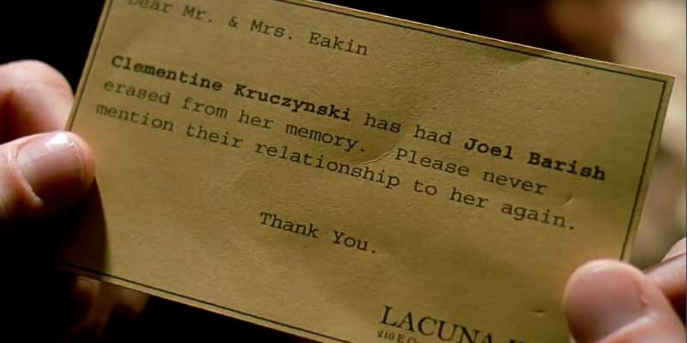 Eternal Sunshine Of The Spotless Mind Joel & Clementine's Relationship