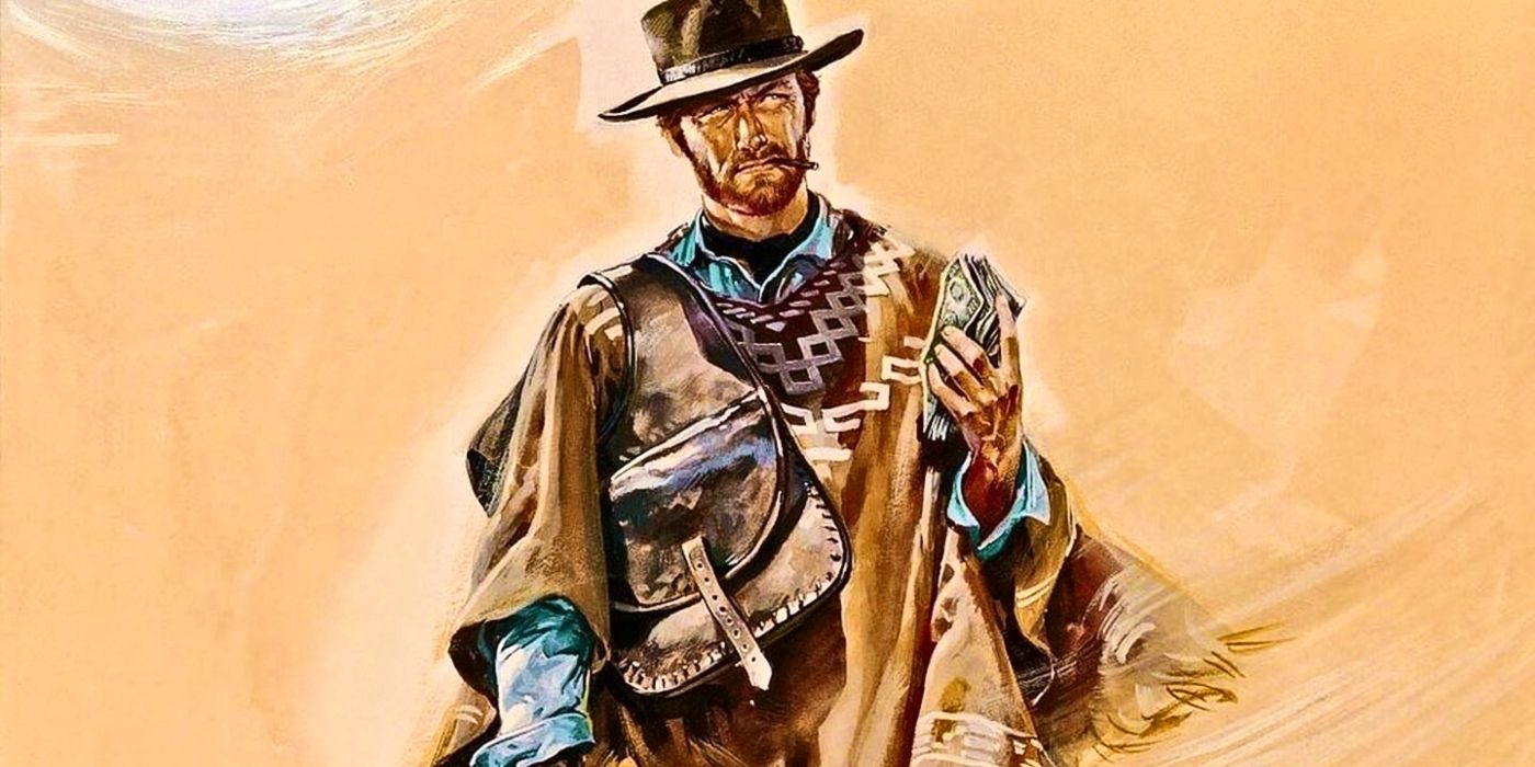 clint eastwood as the man with no name poster