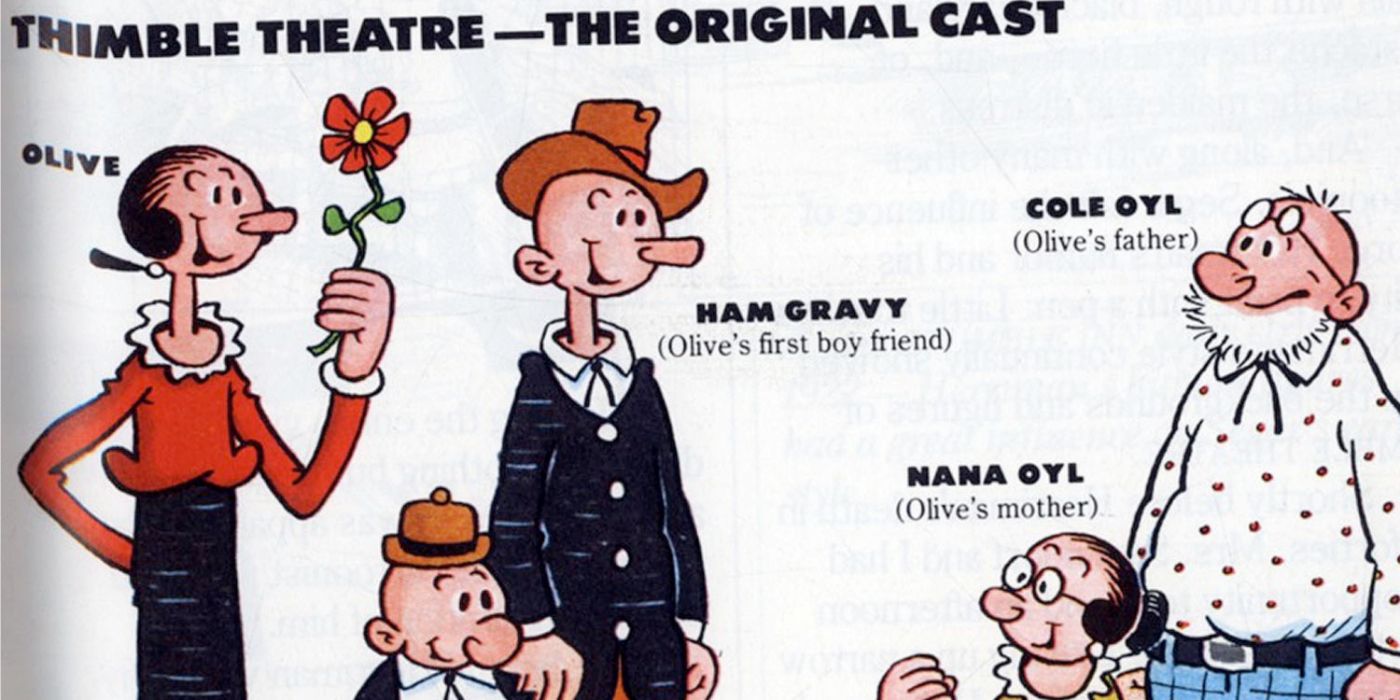 The original characters of Thimble Theatre.