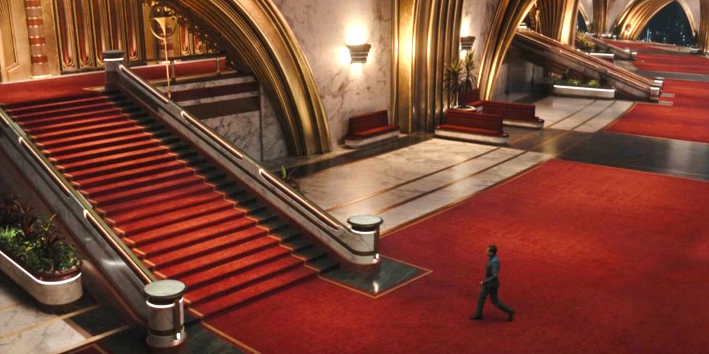 Coruscant&rsquo;s opera house in The Mandalorian season 3, episode 3