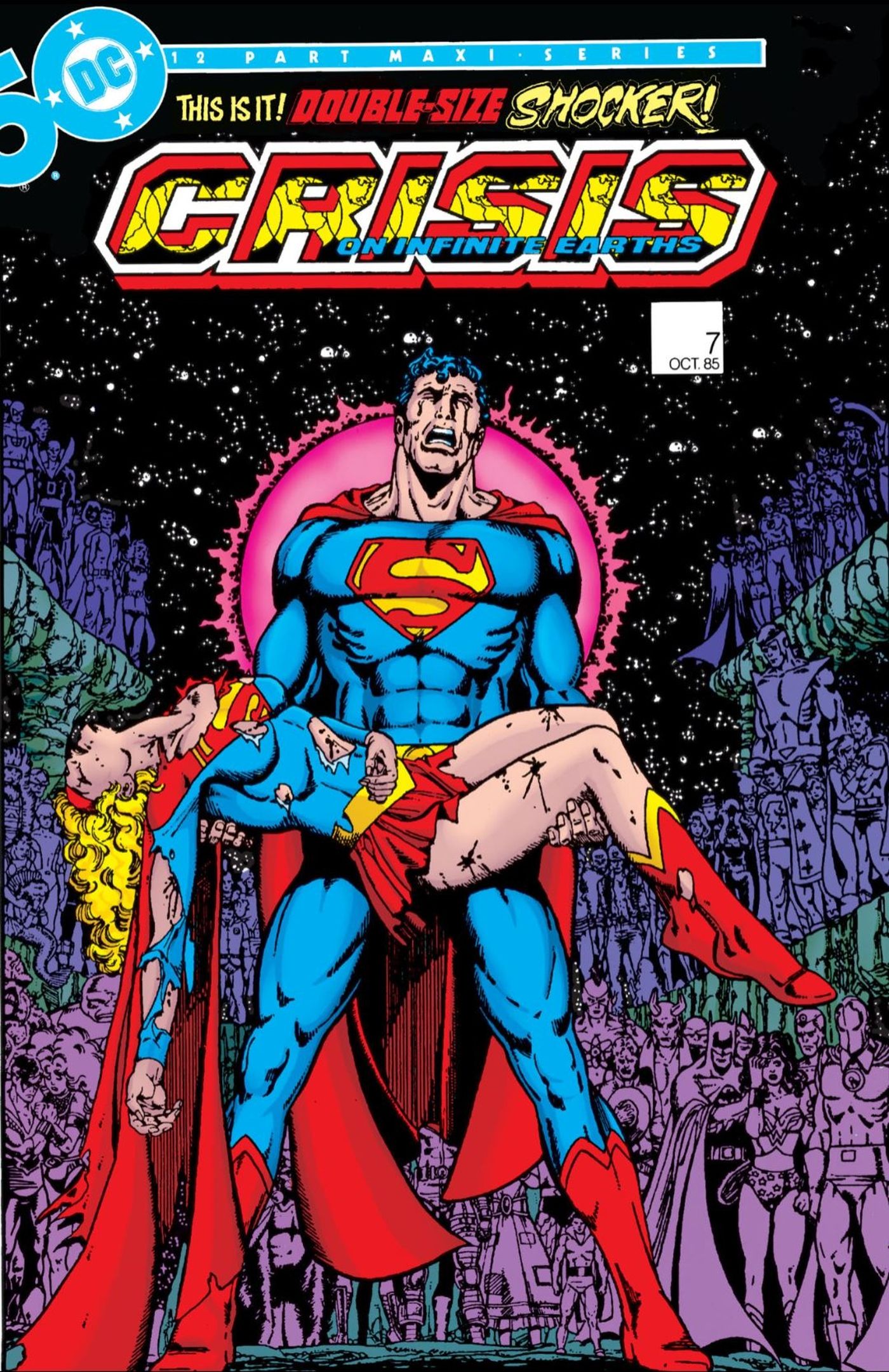 Crisis on Infinite Earth 7 Cover DC Comics