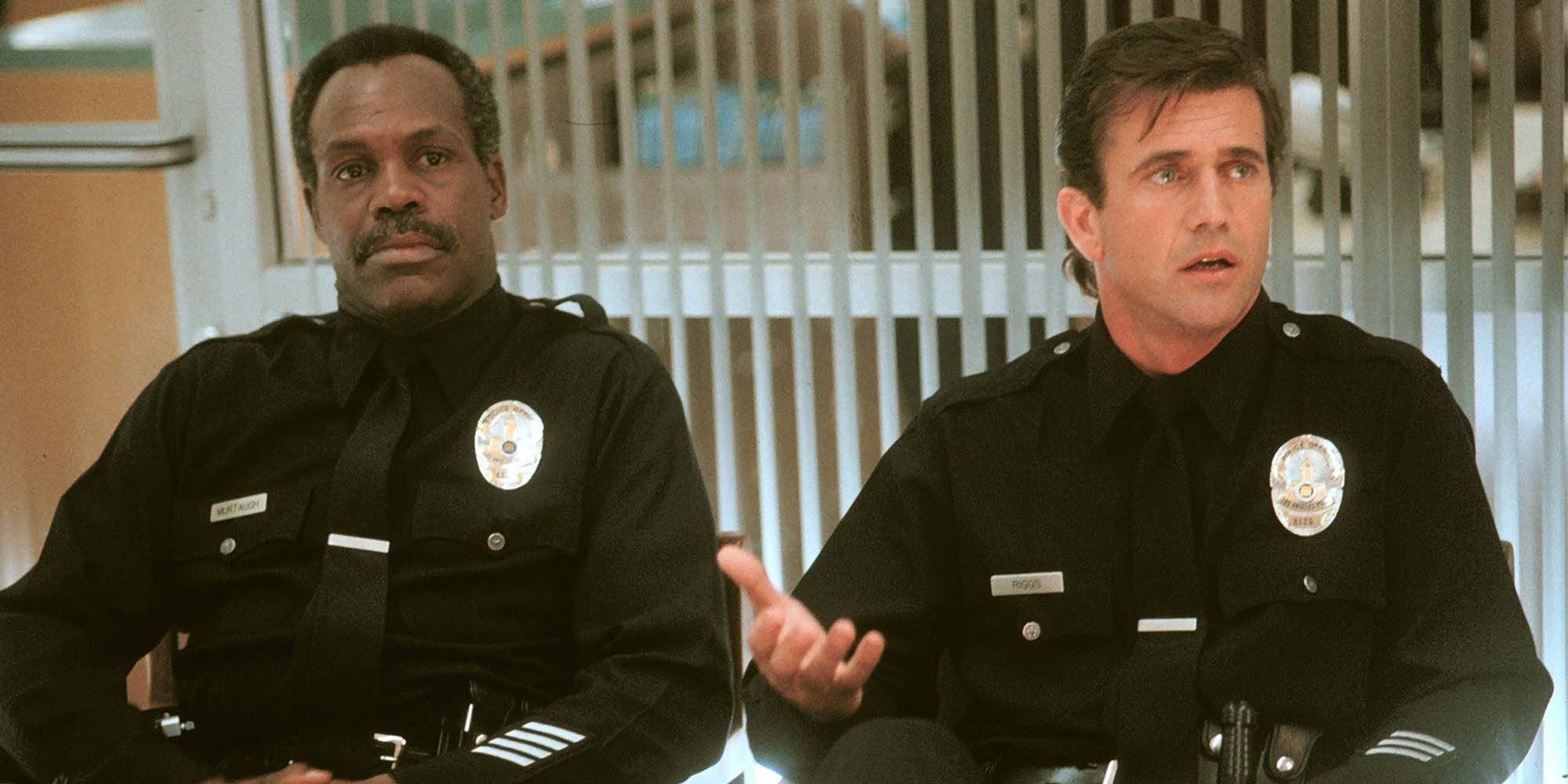 Danny Glover as Roger Murtaugh and Mel Gibson as Martin Riggs in Lethal Weapon 3