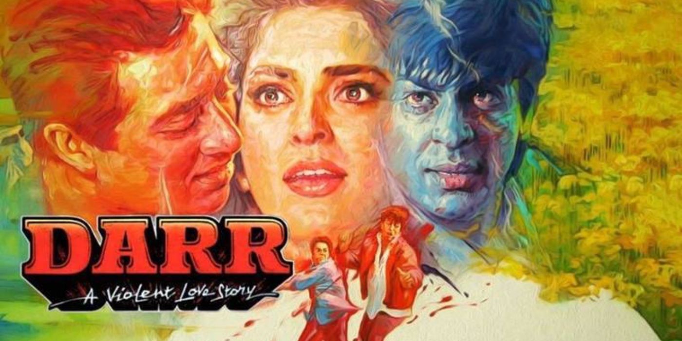 Darr movie poster featuring Shah Rukh Khan