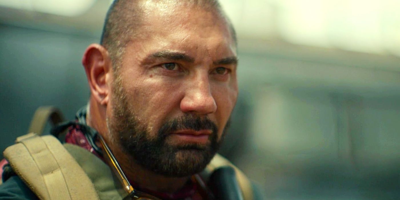 A Closeup of Dave Bautista as Scott Ward in Army of the Dead