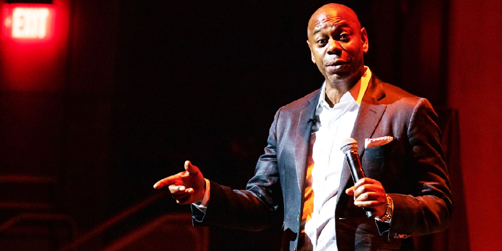 Dave Chappelle fazendo stand up