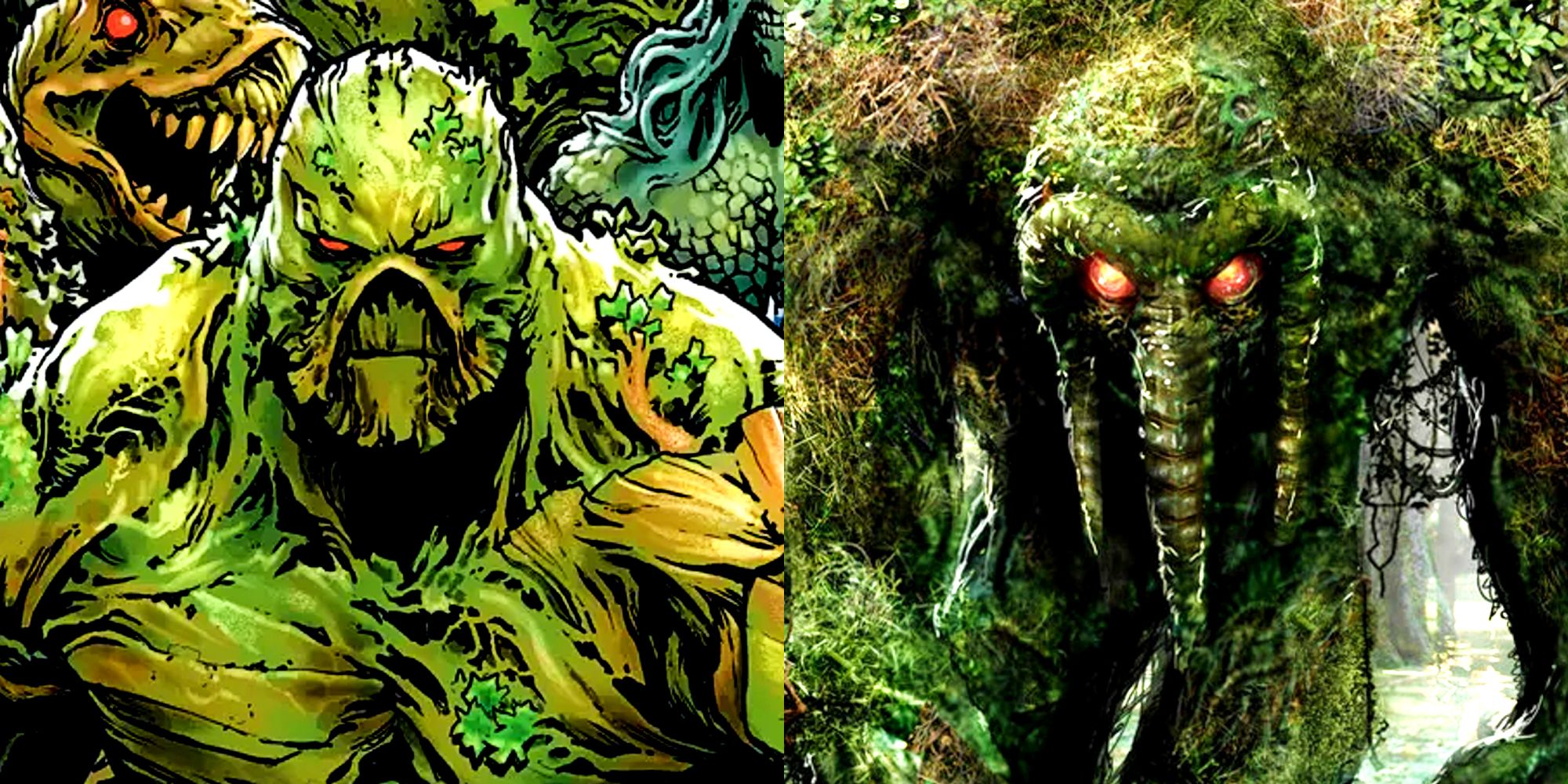 DC's Swamp Thing and Marvel's Man-Thing