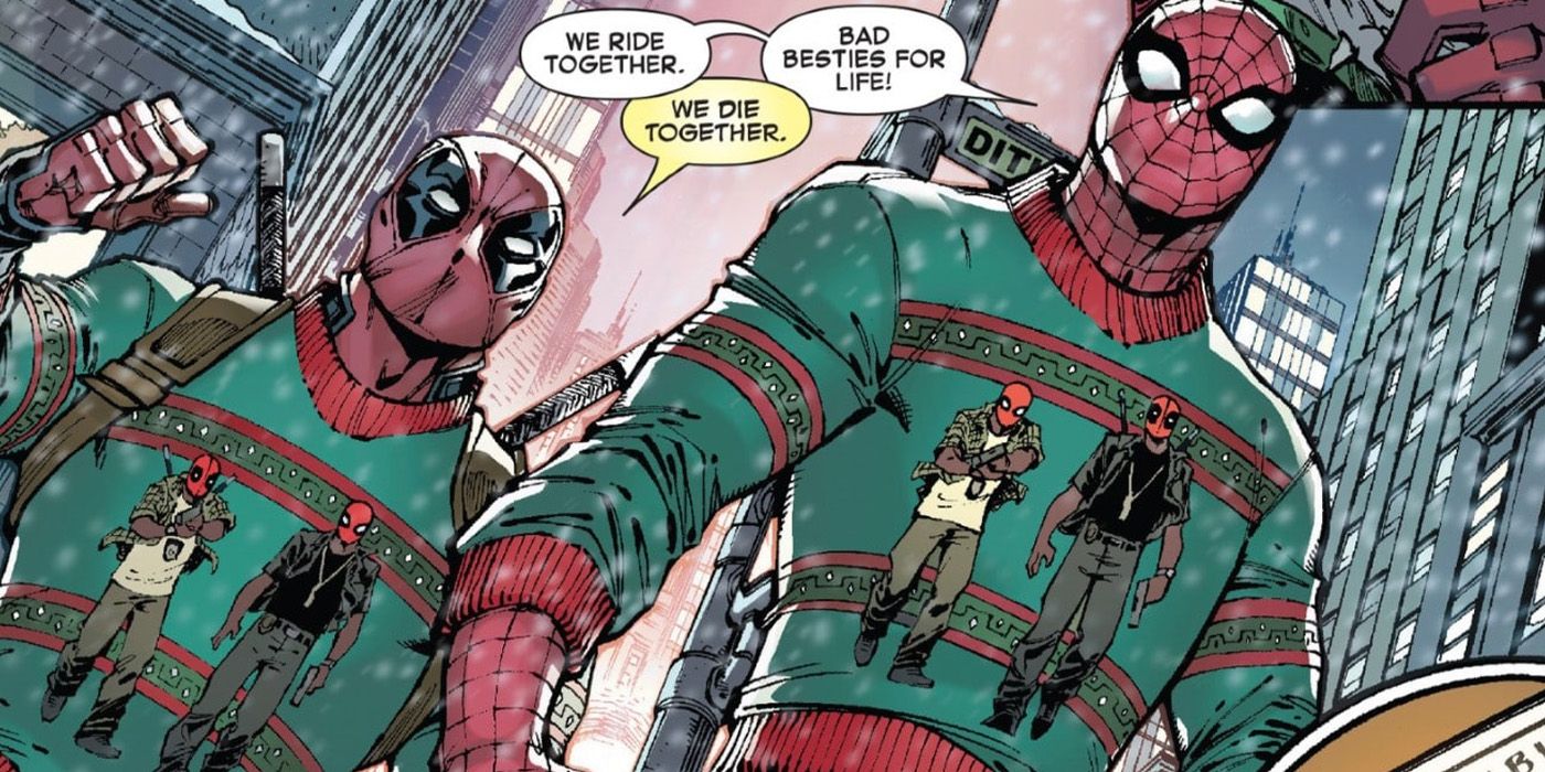 deadpool and spider-man in marvel comics