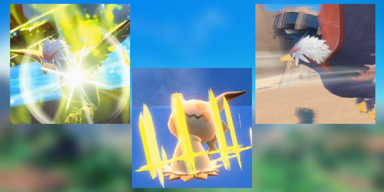 Les mouvements projetés de Decidueye sont Tailwind, Swords Dance et Brave Bird